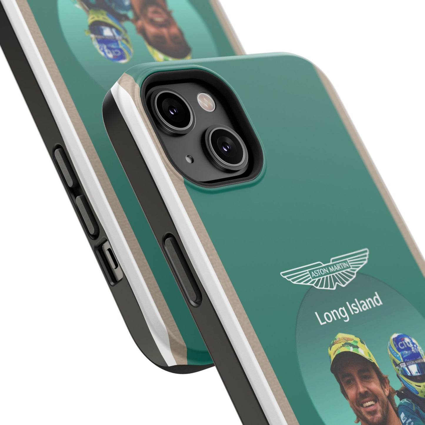 Aston Martin Long Island F1 inspired Fernando Alonso Impact-Resistant Phone Case - Sleek & Stylish