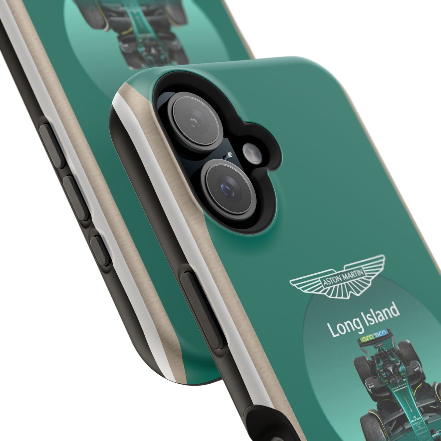 Aston Martin Long Island Formula 1 inspired Impact-Resistant Phone Case - Sleek & Stylish