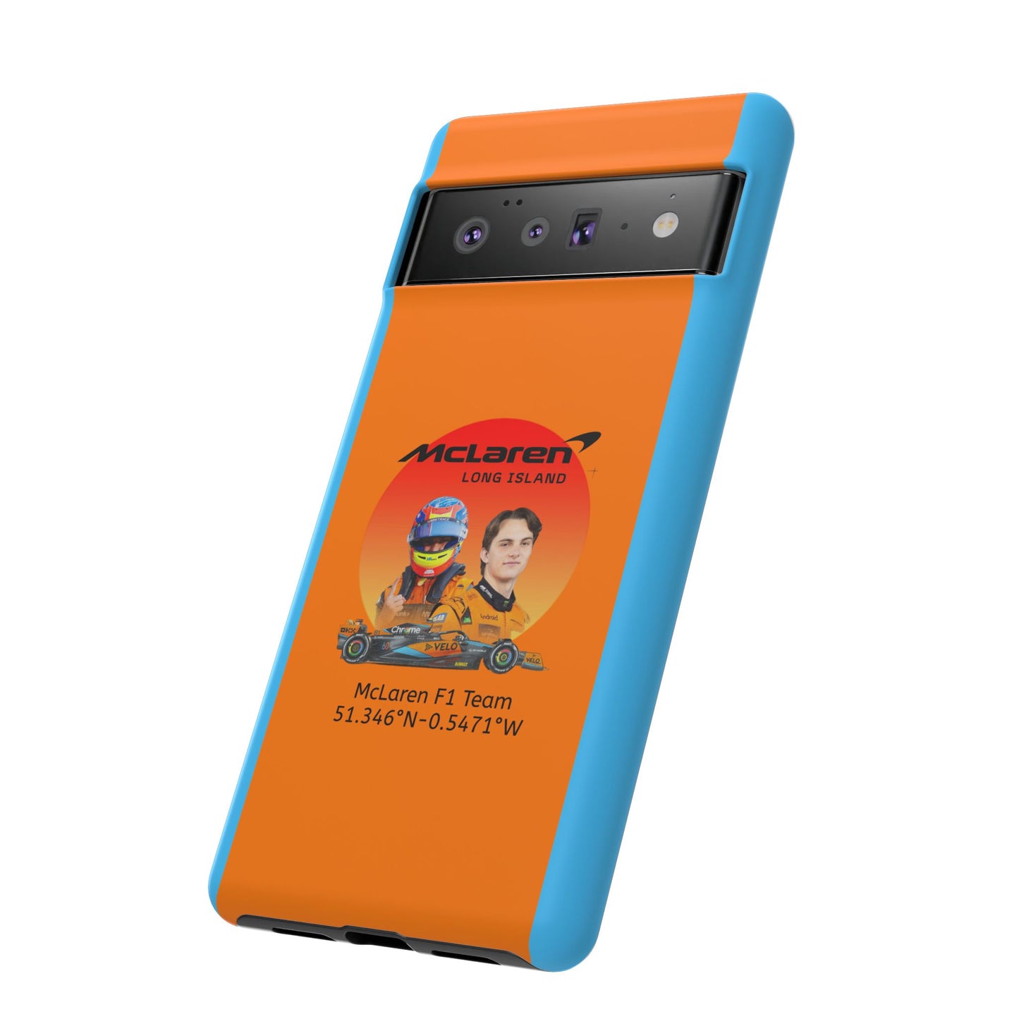 McLaren Long Island McLaren F1 inspired Oscar Piastri Impact-Resistant Phone Case - Sleek & Stylish