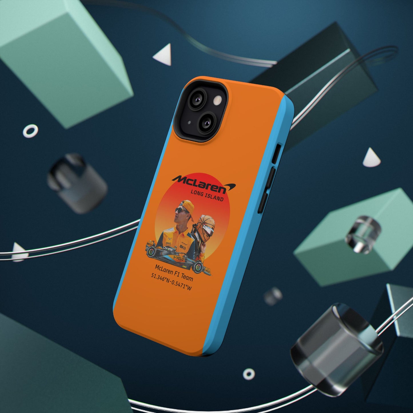 McLaren Long Island McLaren F1 inspired Lando Norris Impact-Resistant Phone Case - Sleek & Stylish