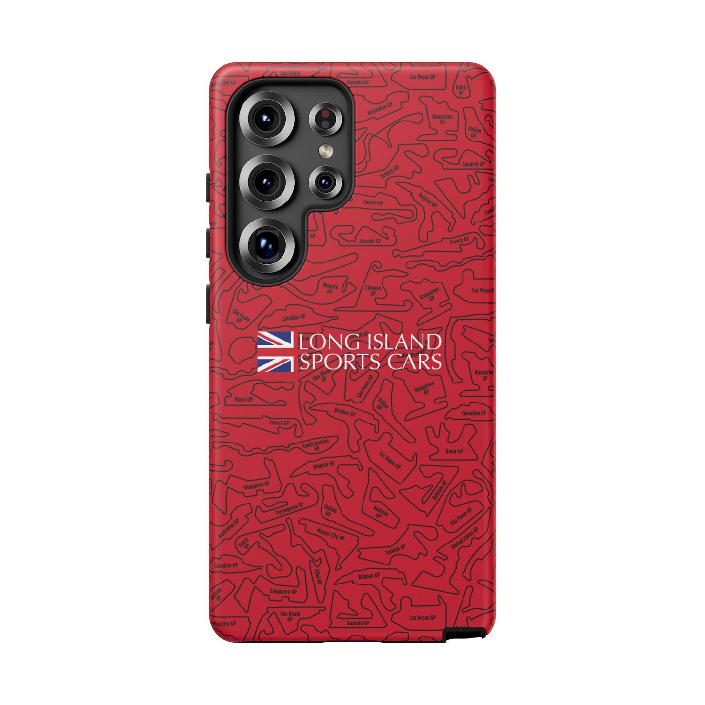 Long Island Sports Cars F1 race Track Inspired Impact-Resistant Phone Case