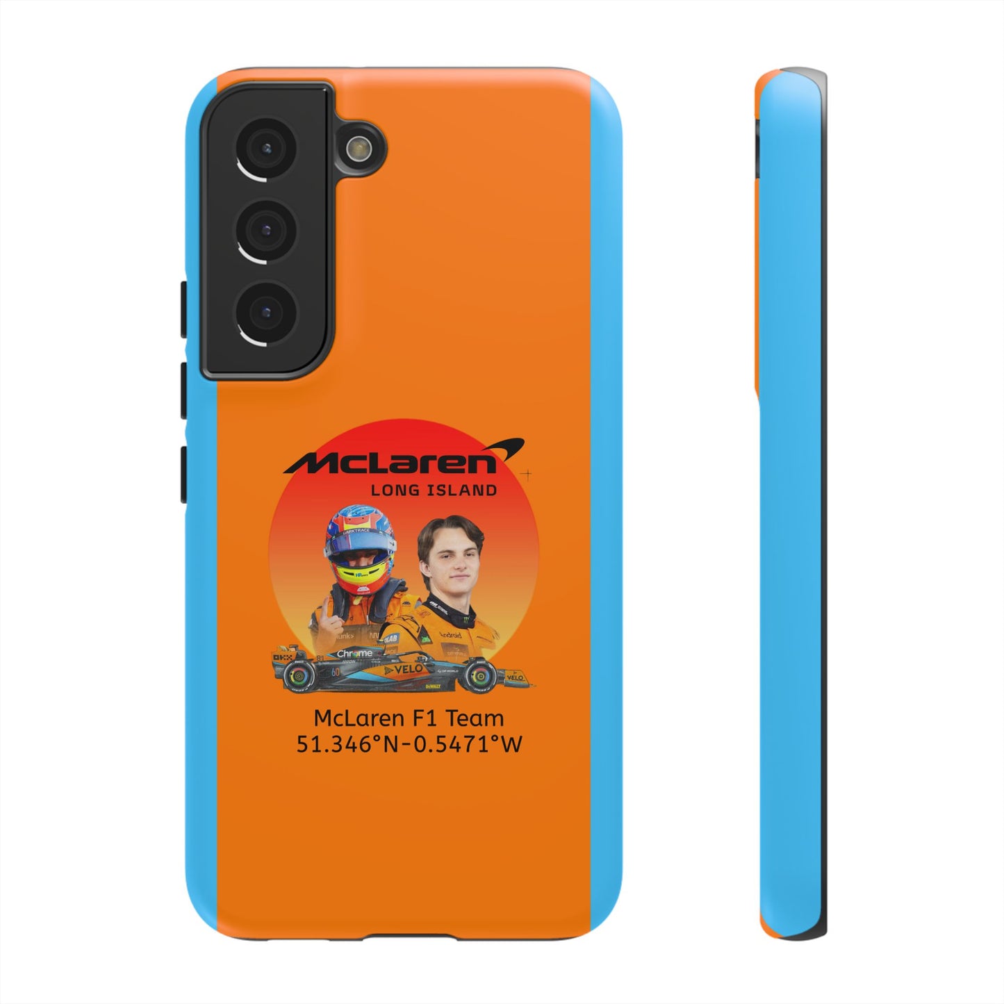 McLaren Long Island McLaren F1 inspired Oscar Piastri Impact-Resistant Phone Case - Sleek & Stylish