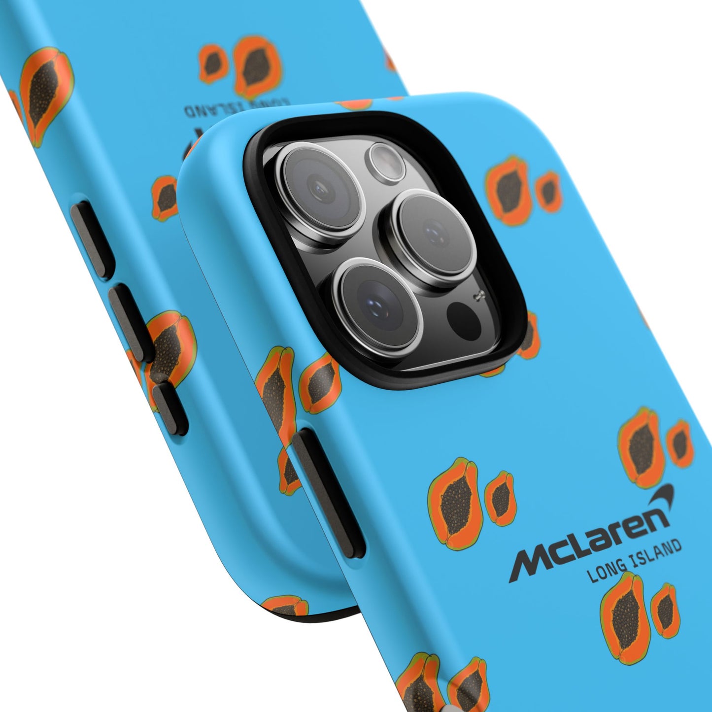 McLaren Long Island Team Papaya Impact-Resistant Phone Case - Sleek & Stylish