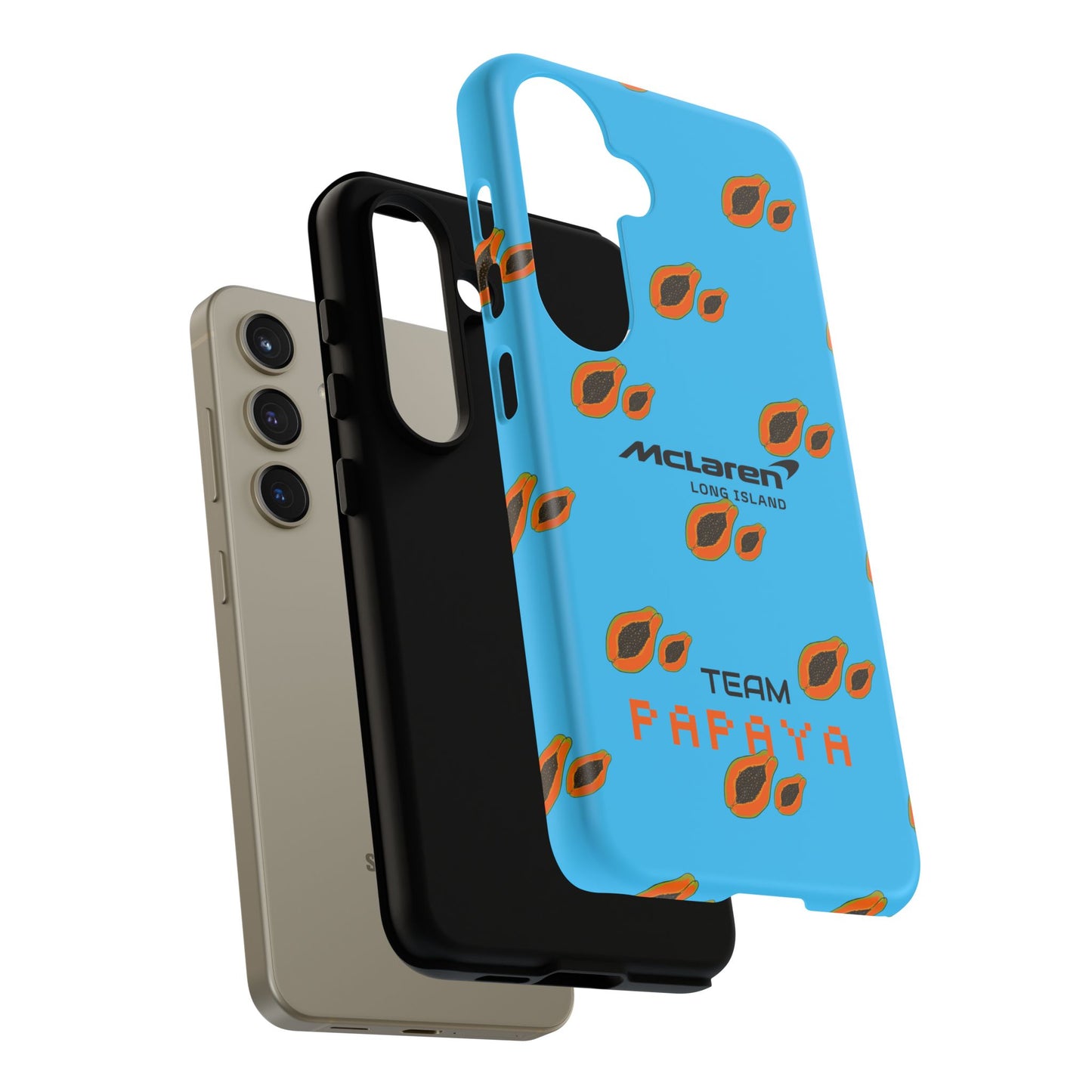 McLaren Long Island Team Papaya Impact-Resistant Phone Case - Sleek & Stylish