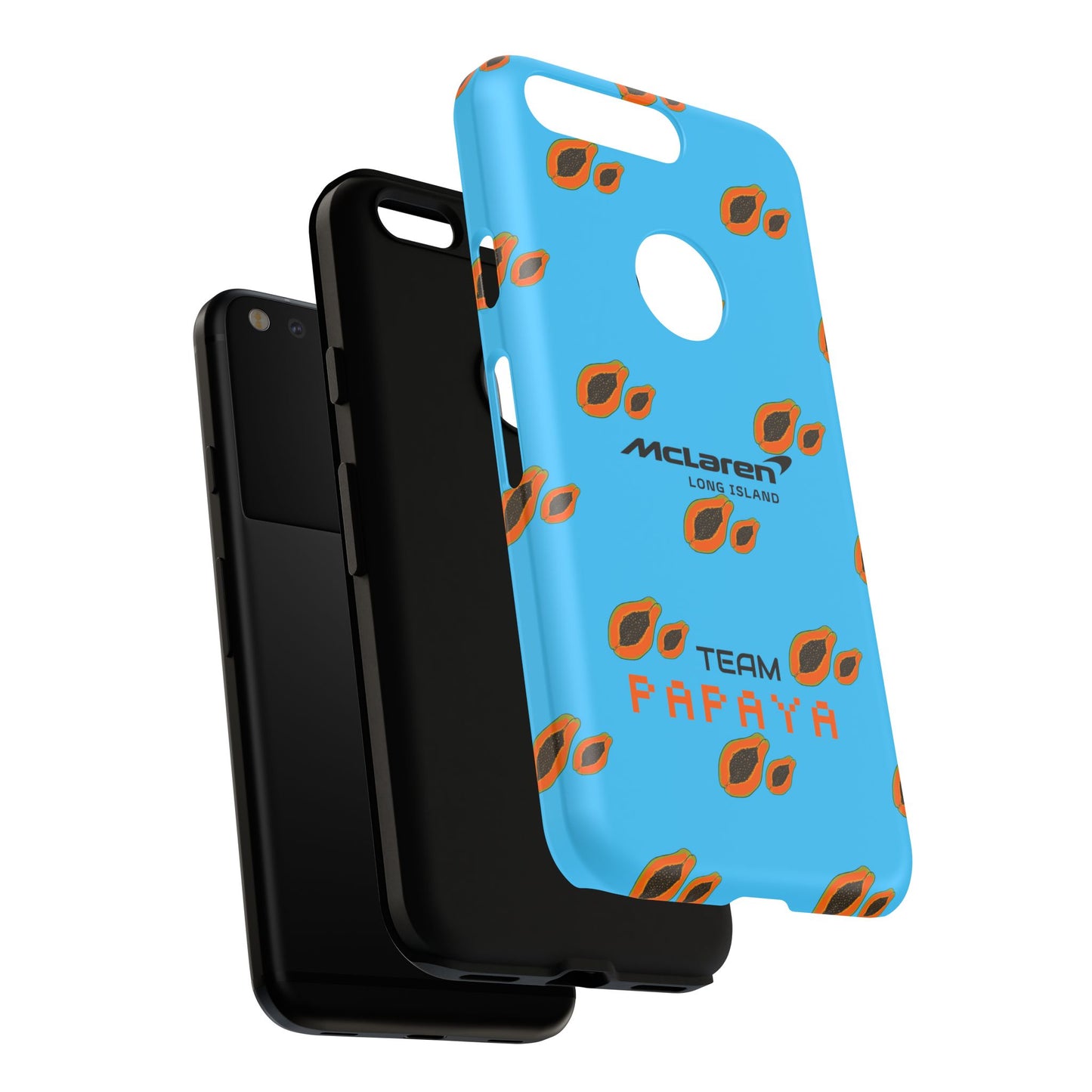 McLaren Long Island Team Papaya Impact-Resistant Phone Case - Sleek & Stylish