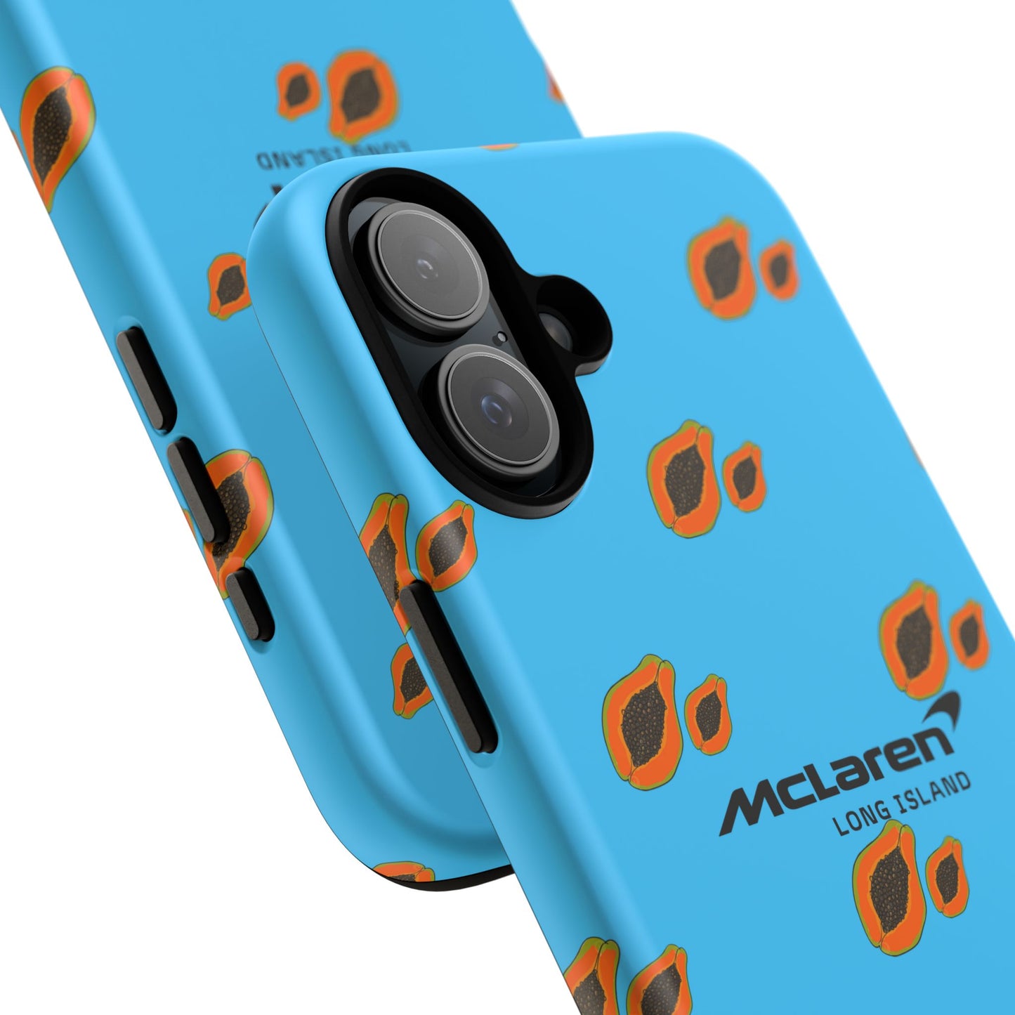 McLaren Long Island Team Papaya Impact-Resistant Phone Case - Sleek & Stylish