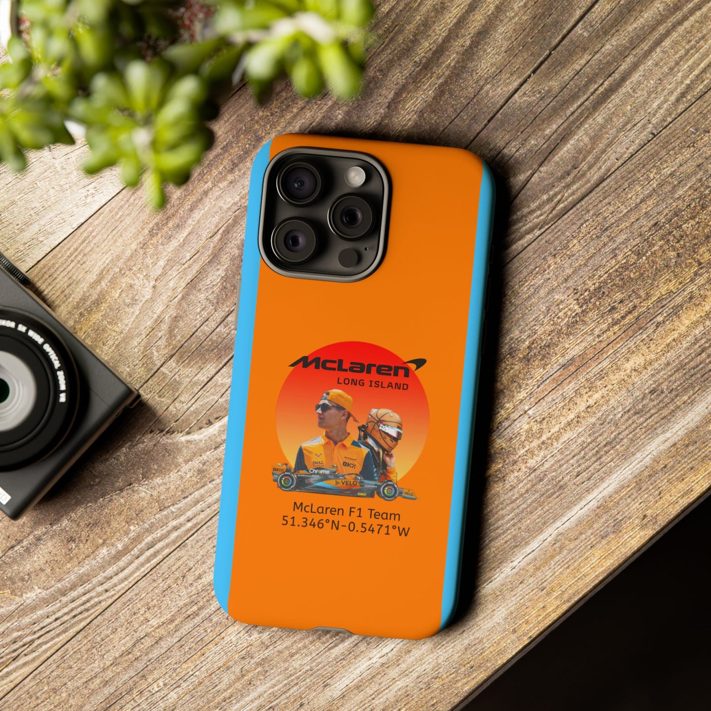 McLaren Long Island McLaren F1 inspired Lando Norris Impact-Resistant Phone Case - Sleek & Stylish