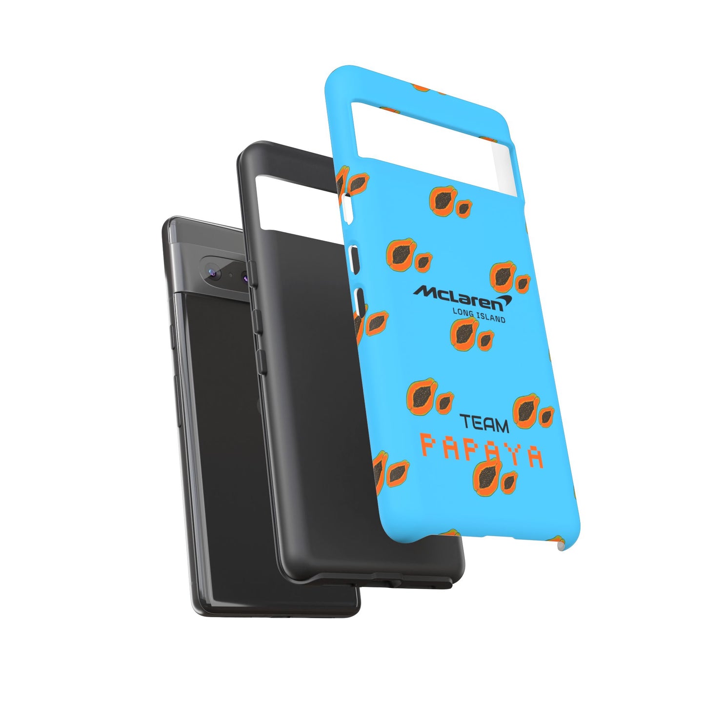 McLaren Long Island Team Papaya Impact-Resistant Phone Case - Sleek & Stylish