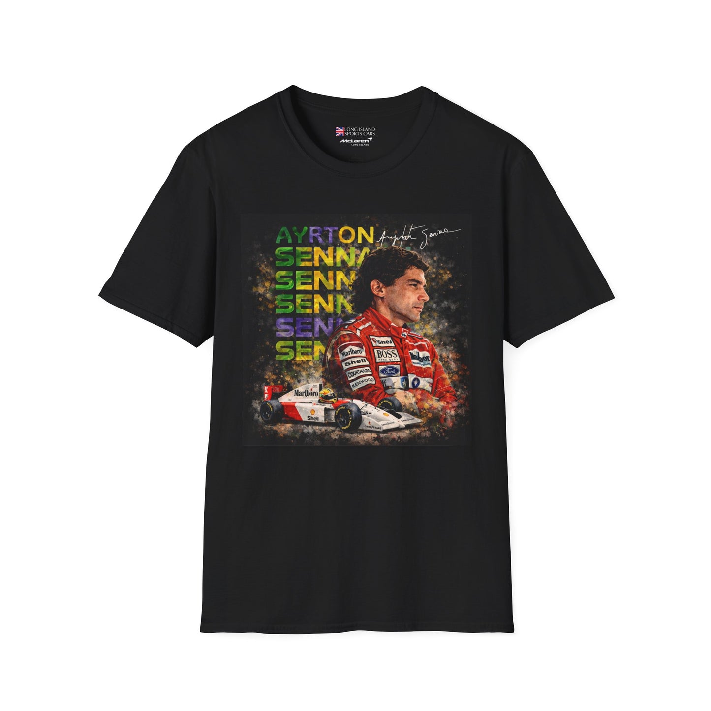 McLaren Long Island Ayrton Senna Inspired Unisex T-Shirt