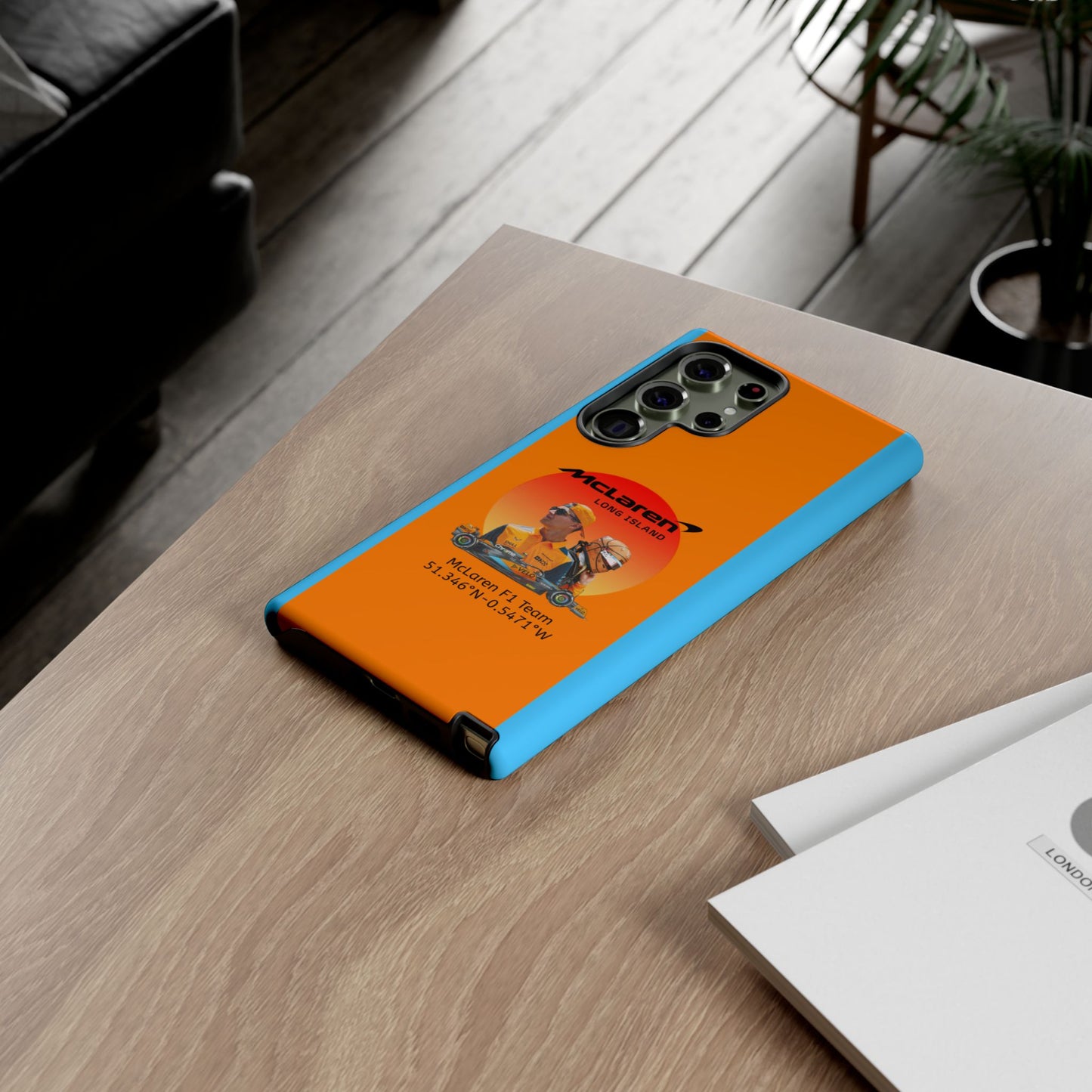 McLaren Long Island McLaren F1 inspired Lando Norris Impact-Resistant Phone Case - Sleek & Stylish