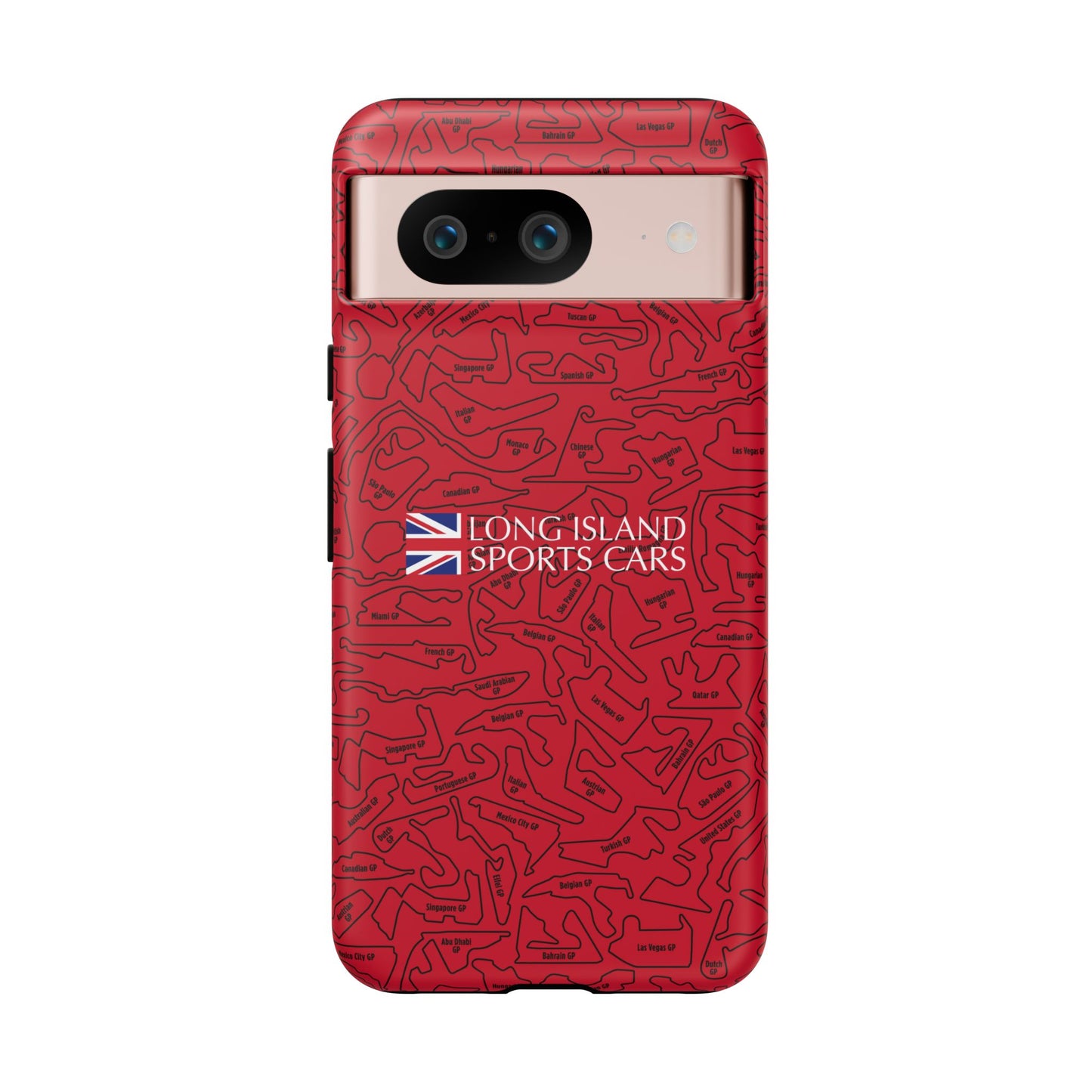 Long Island Sports Cars F1 race Track Inspired Impact-Resistant Phone Case