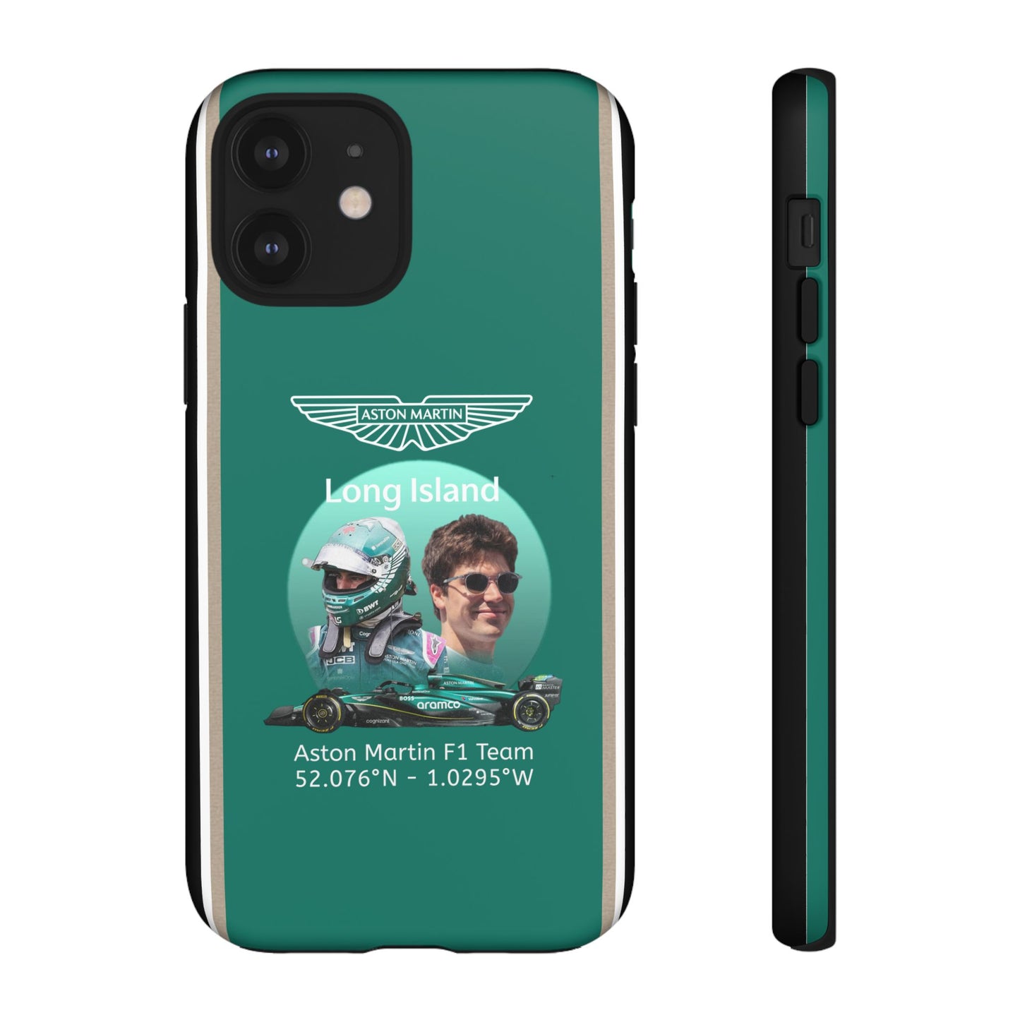 Aston Martin Long Island F1 inspired Lance Stroll Impact-Resistant Phone Case - Sleek & Stylish