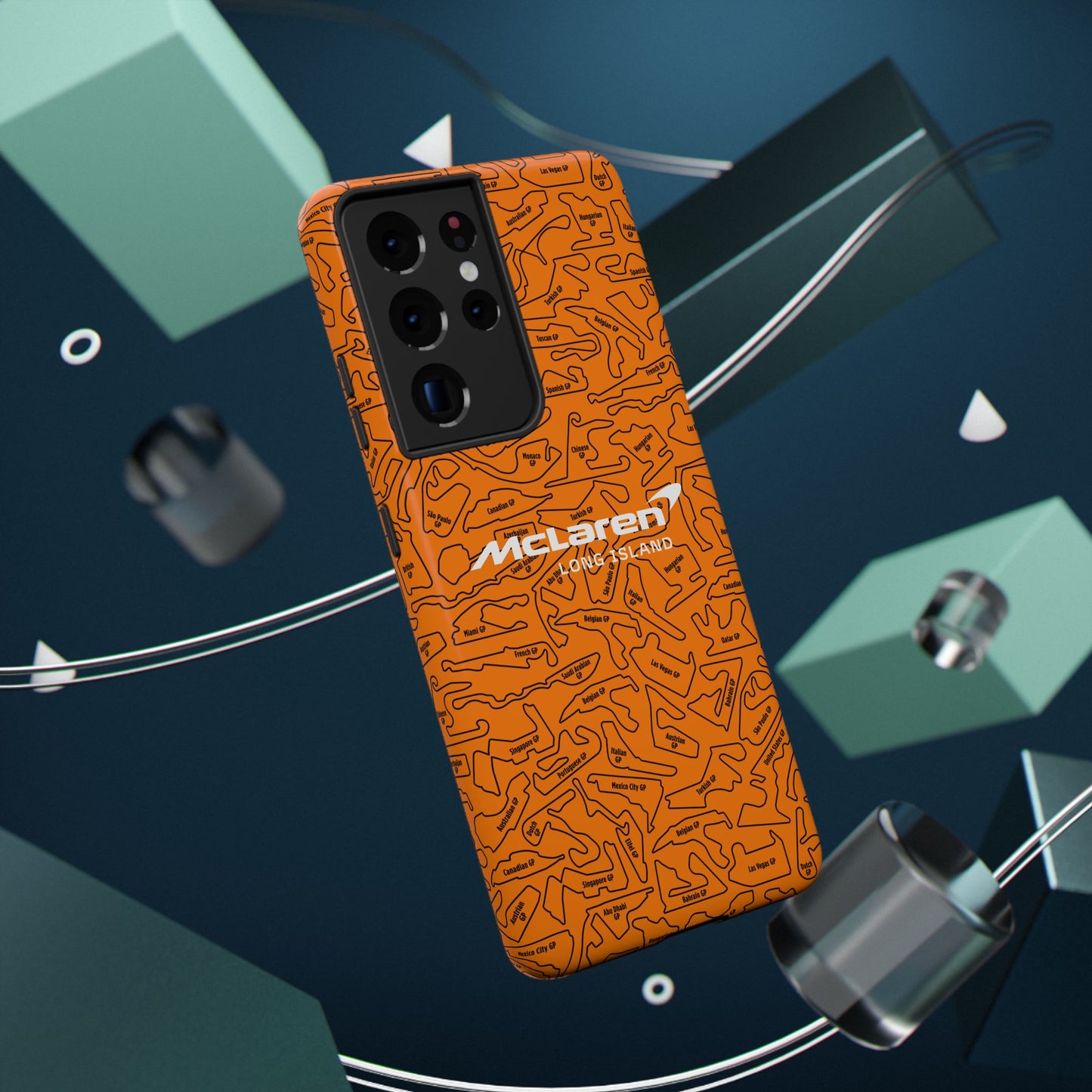 McLaren Long Island F1 race Track Inspired Impact-Resistant Phone Case