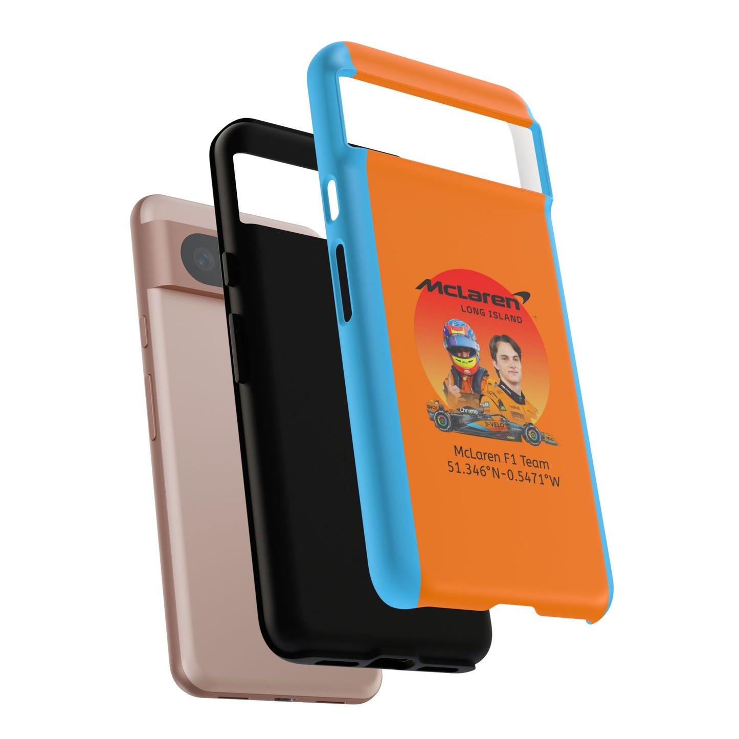 McLaren Long Island McLaren F1 inspired Oscar Piastri Impact-Resistant Phone Case - Sleek & Stylish