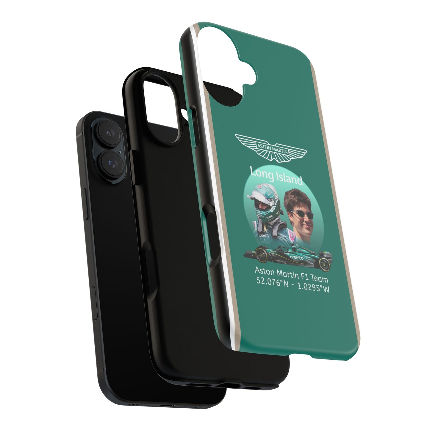 Aston Martin Long Island F1 inspired Lance Stroll Impact-Resistant Phone Case - Sleek & Stylish