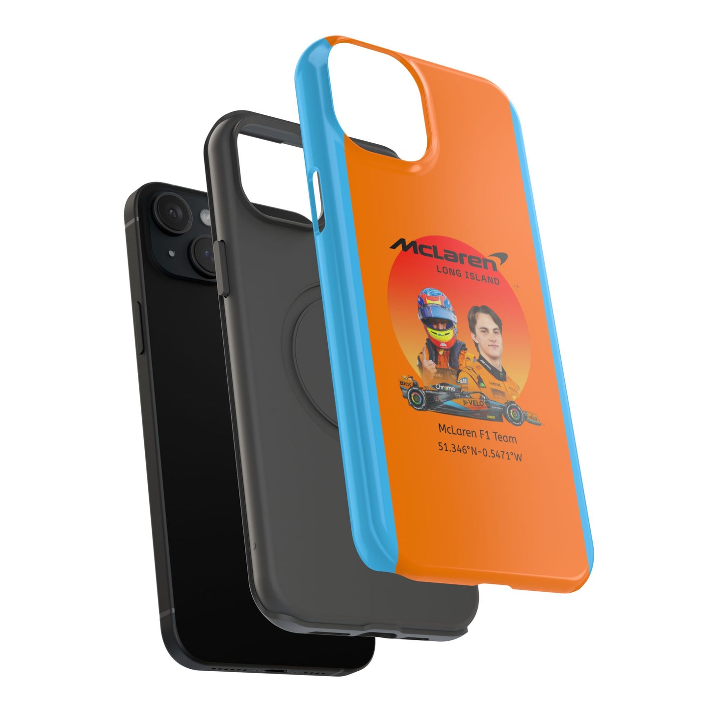 McLaren Long Island McLaren F1 inspired Oscar Piastri Impact-Resistant Phone Case - Sleek & Stylish