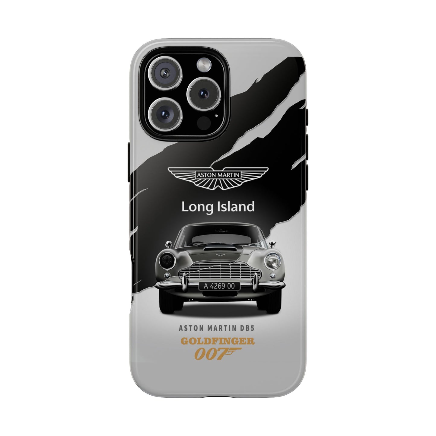Aston Martin Long Island Phone Case Aston Martin DB5 Goldfinger 007 inspired Phone case (iPhone 8-17)