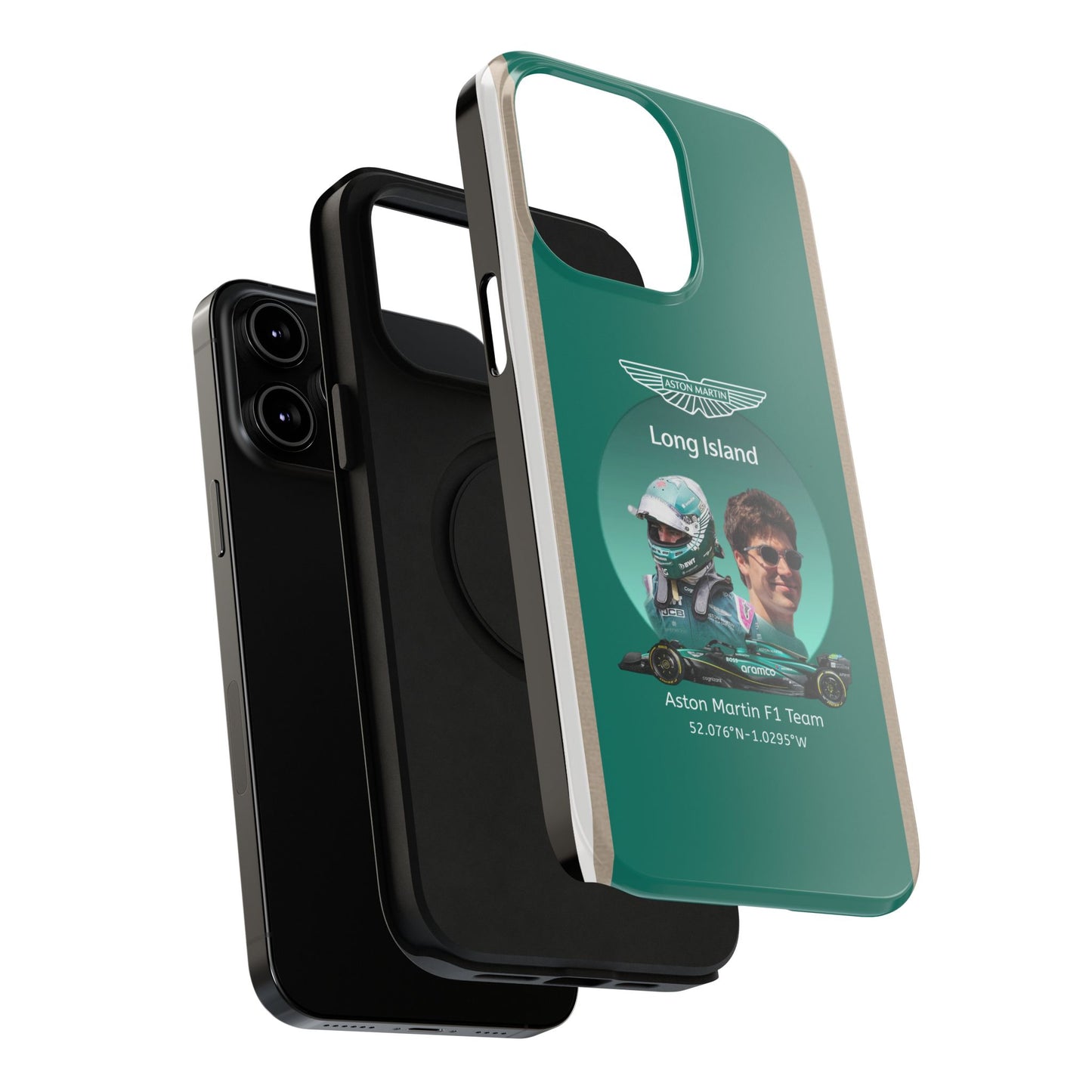 Aston Martin Long Island F1 inspired Lance Stroll Impact-Resistant Phone Case - Sleek & Stylish