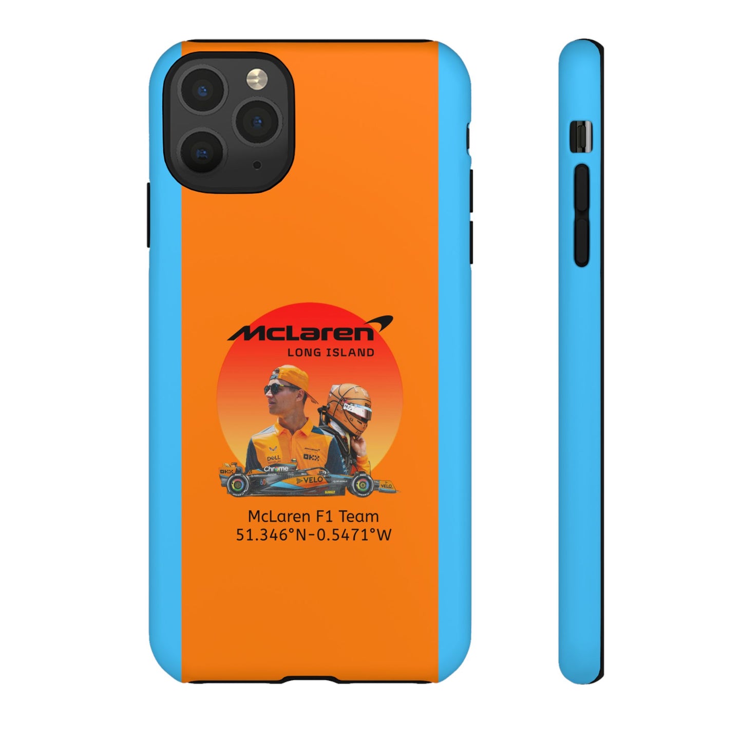 McLaren Long Island McLaren F1 inspired Lando Norris Impact-Resistant Phone Case - Sleek & Stylish