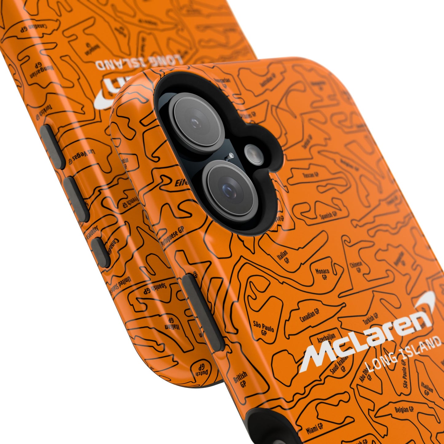 McLaren Long Island F1 race Track Inspired Impact-Resistant Phone Case