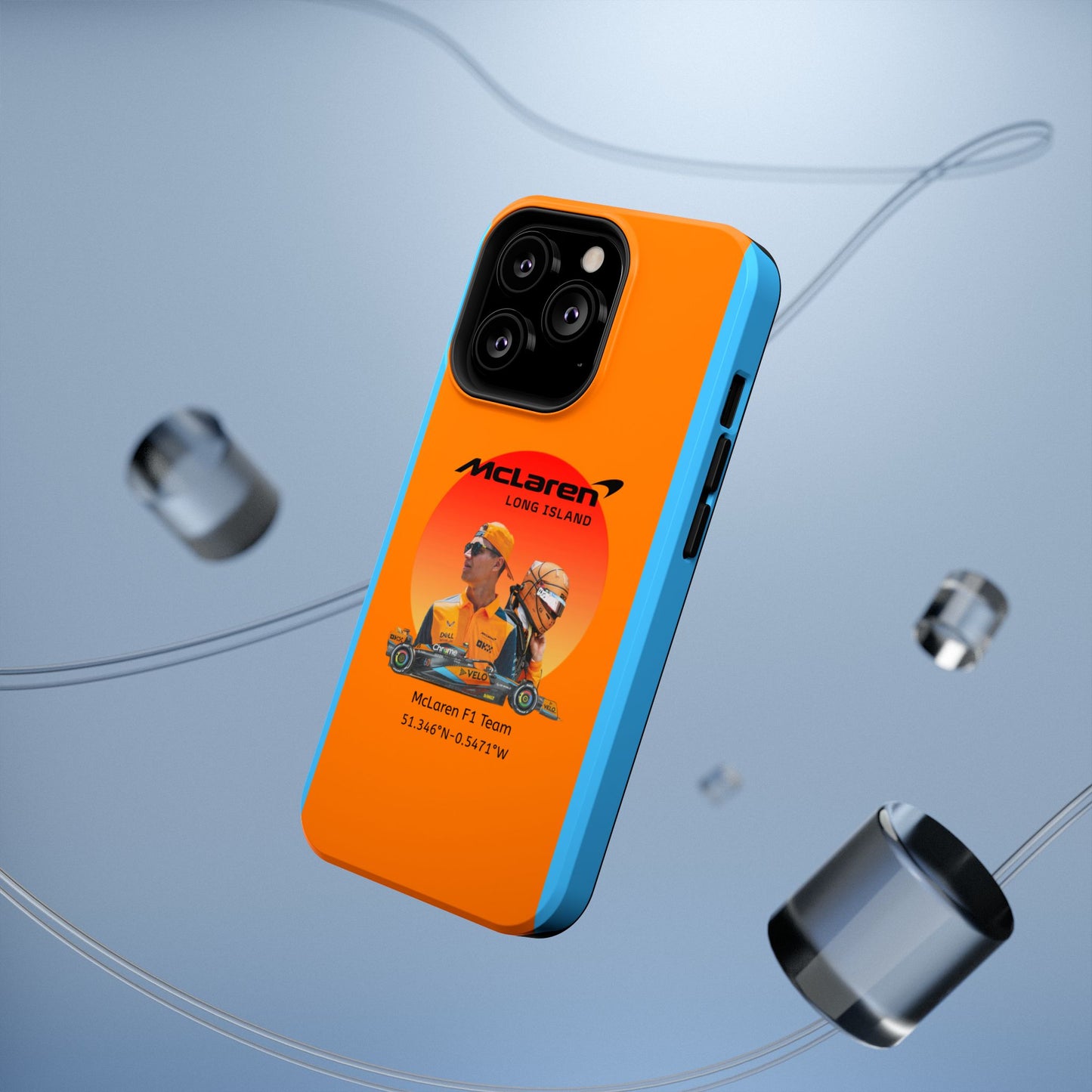 McLaren Long Island McLaren F1 inspired Lando Norris Impact-Resistant Phone Case - Sleek & Stylish