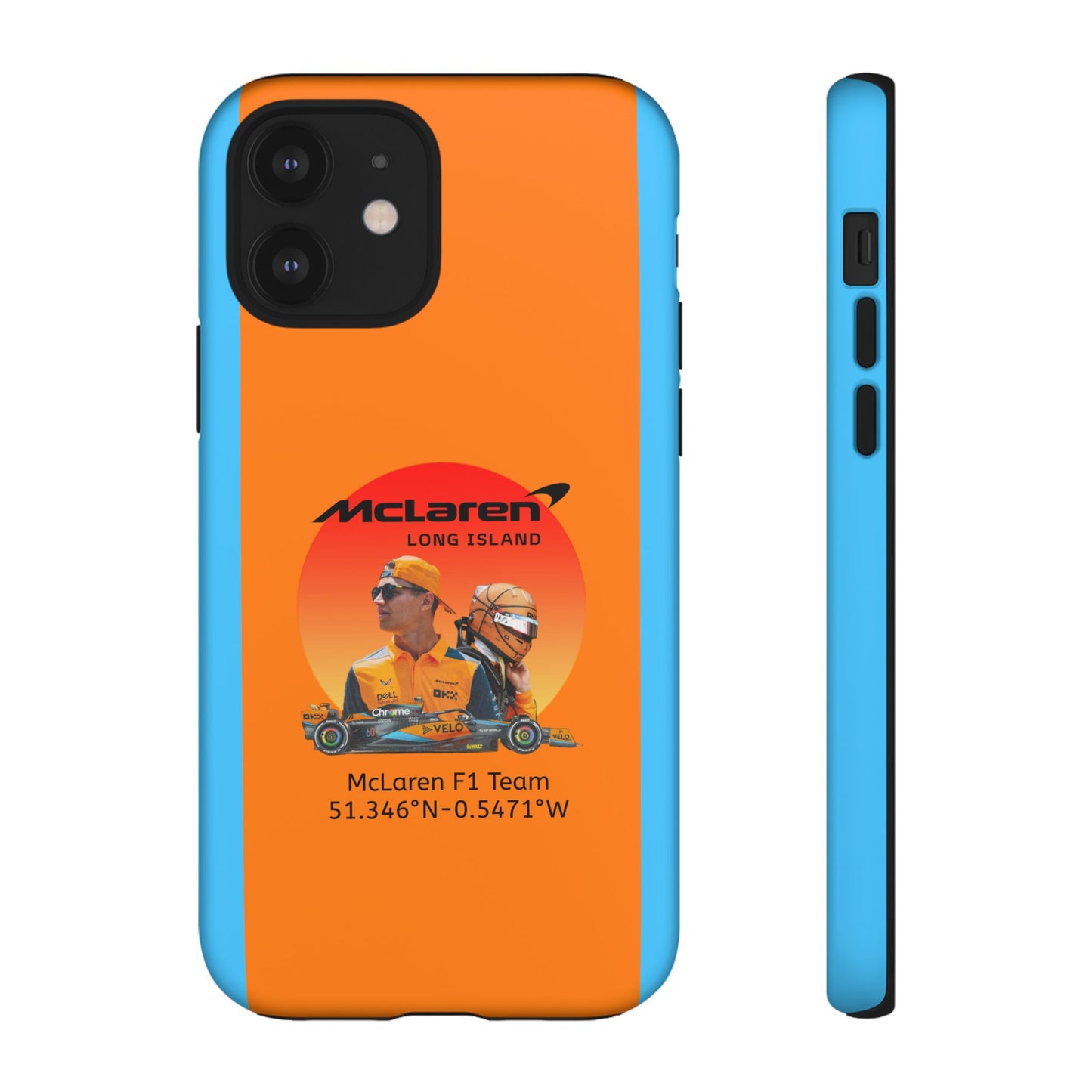 McLaren Long Island McLaren F1 inspired Lando Norris Impact-Resistant Phone Case - Sleek & Stylish