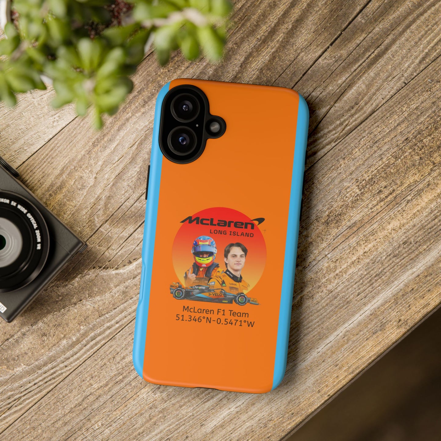 McLaren Long Island McLaren F1 inspired Oscar Piastri Impact-Resistant Phone Case - Sleek & Stylish