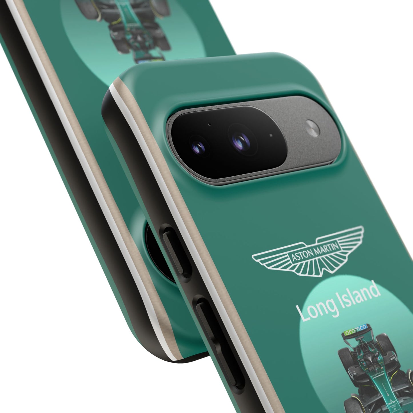 Aston Martin Long Island Formula 1 inspired Impact-Resistant Phone Case - Sleek & Stylish