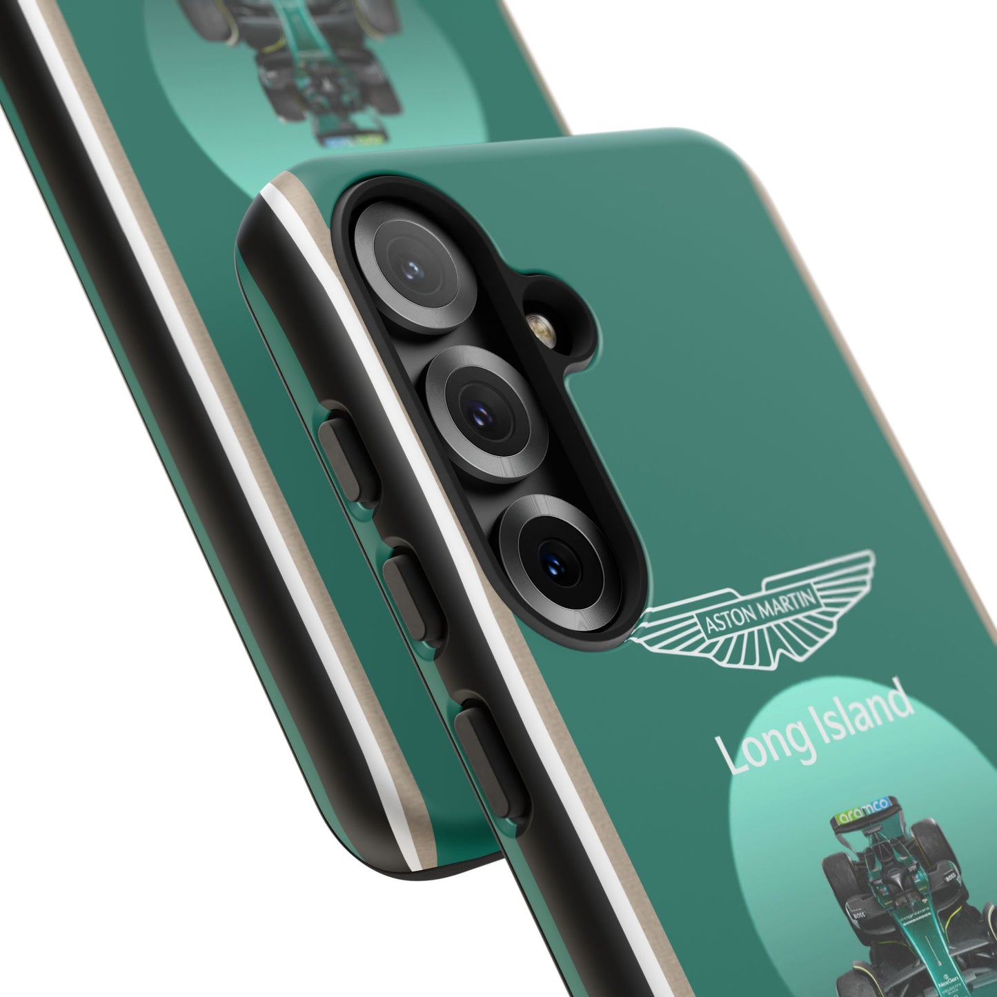 Aston Martin Long Island Formula 1 inspired Impact-Resistant Phone Case - Sleek & Stylish