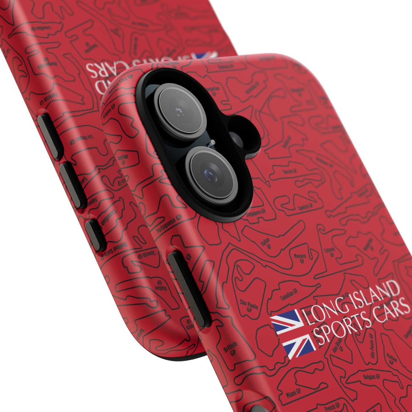 Long Island Sports Cars F1 race Track Inspired Impact-Resistant Phone Case
