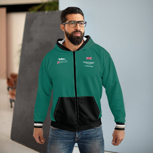 Aston Martin Long Island Unisex Zip Hoodie