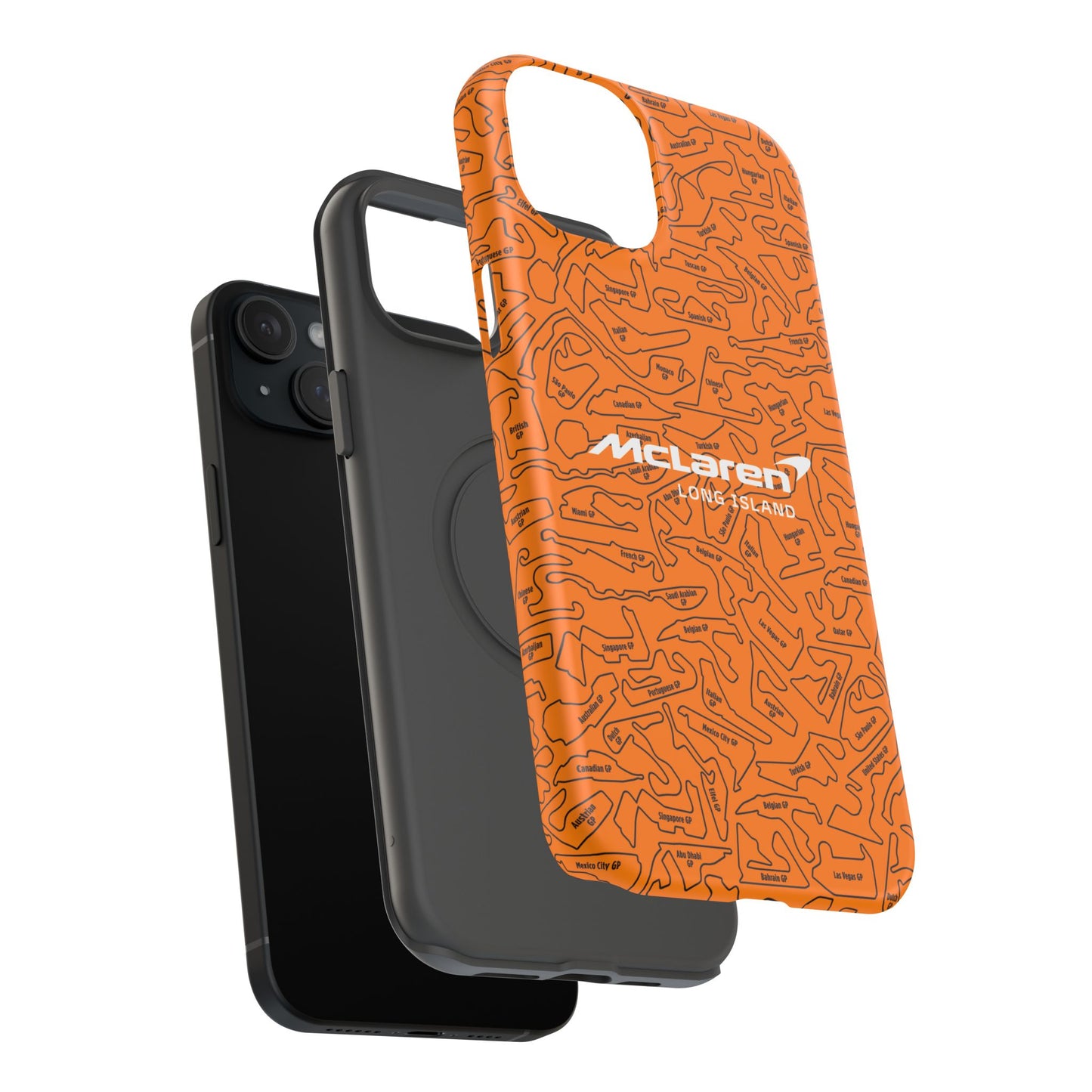 McLaren Long Island F1 race Track Inspired Impact-Resistant Phone Case