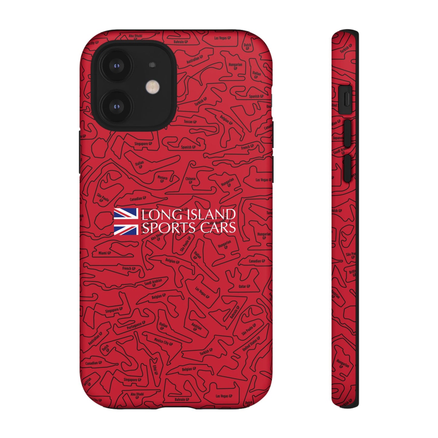 Long Island Sports Cars F1 race Track Inspired Impact-Resistant Phone Case