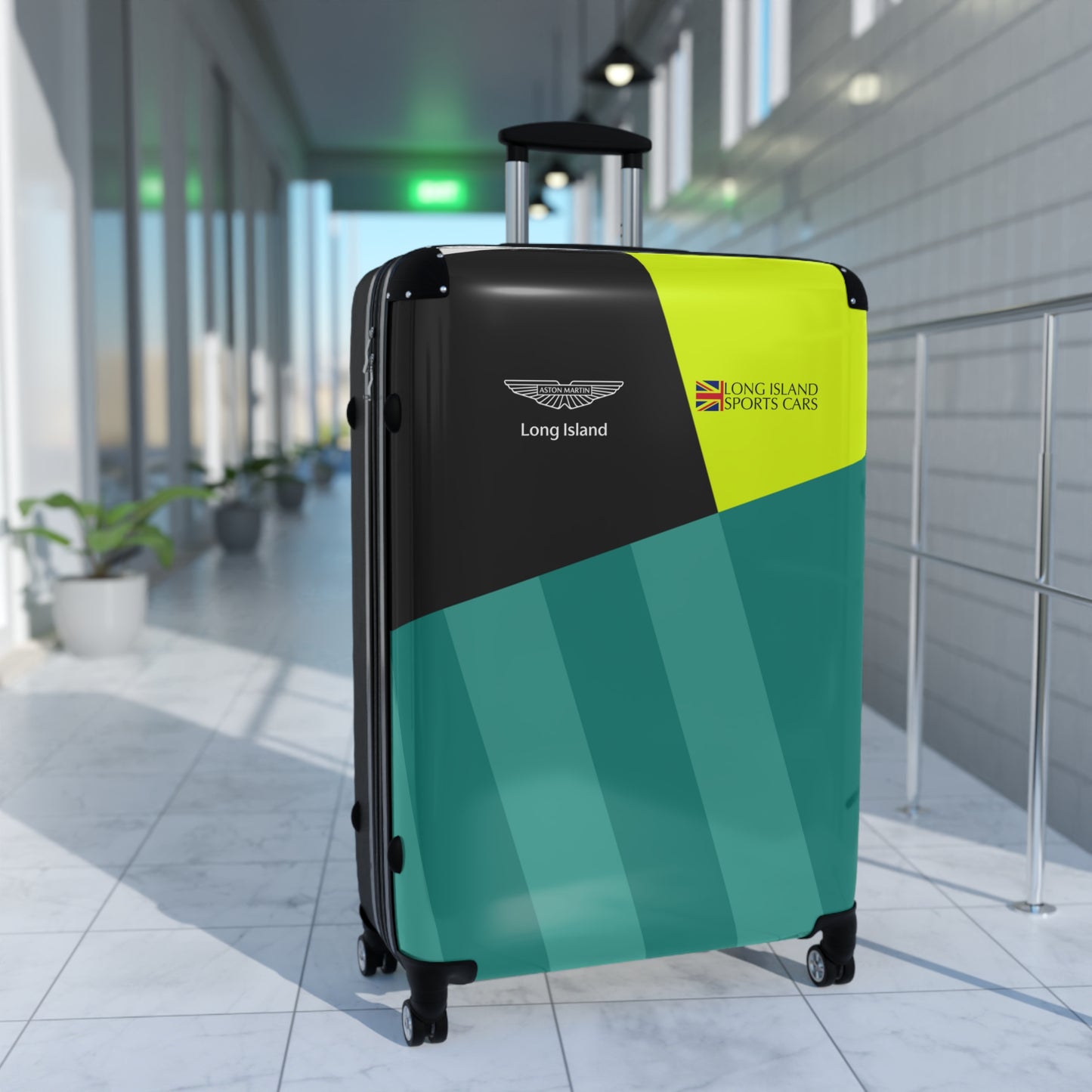 Aston Martin Long Island AM Green Suitcase