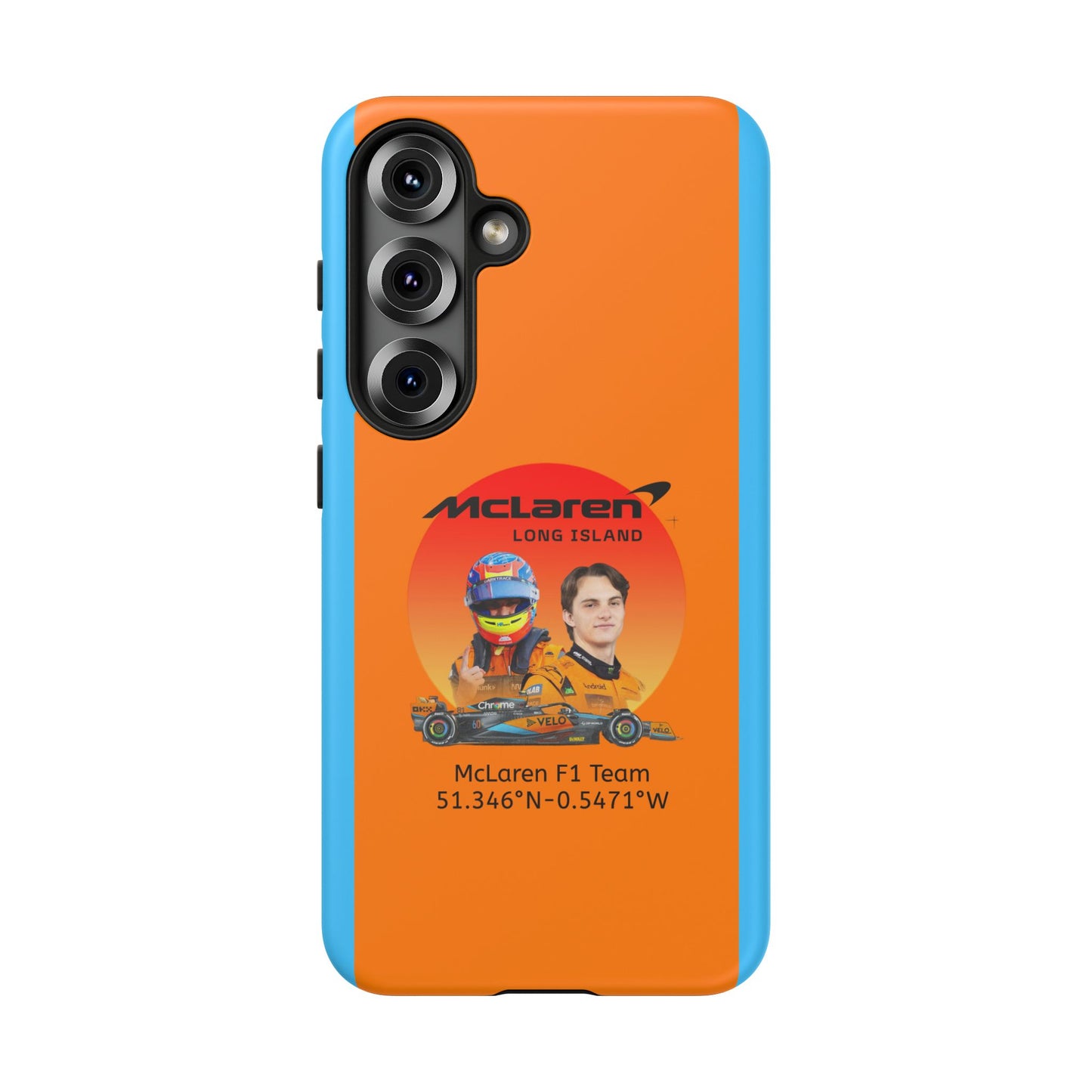 McLaren Long Island McLaren F1 inspired Oscar Piastri Impact-Resistant Phone Case - Sleek & Stylish