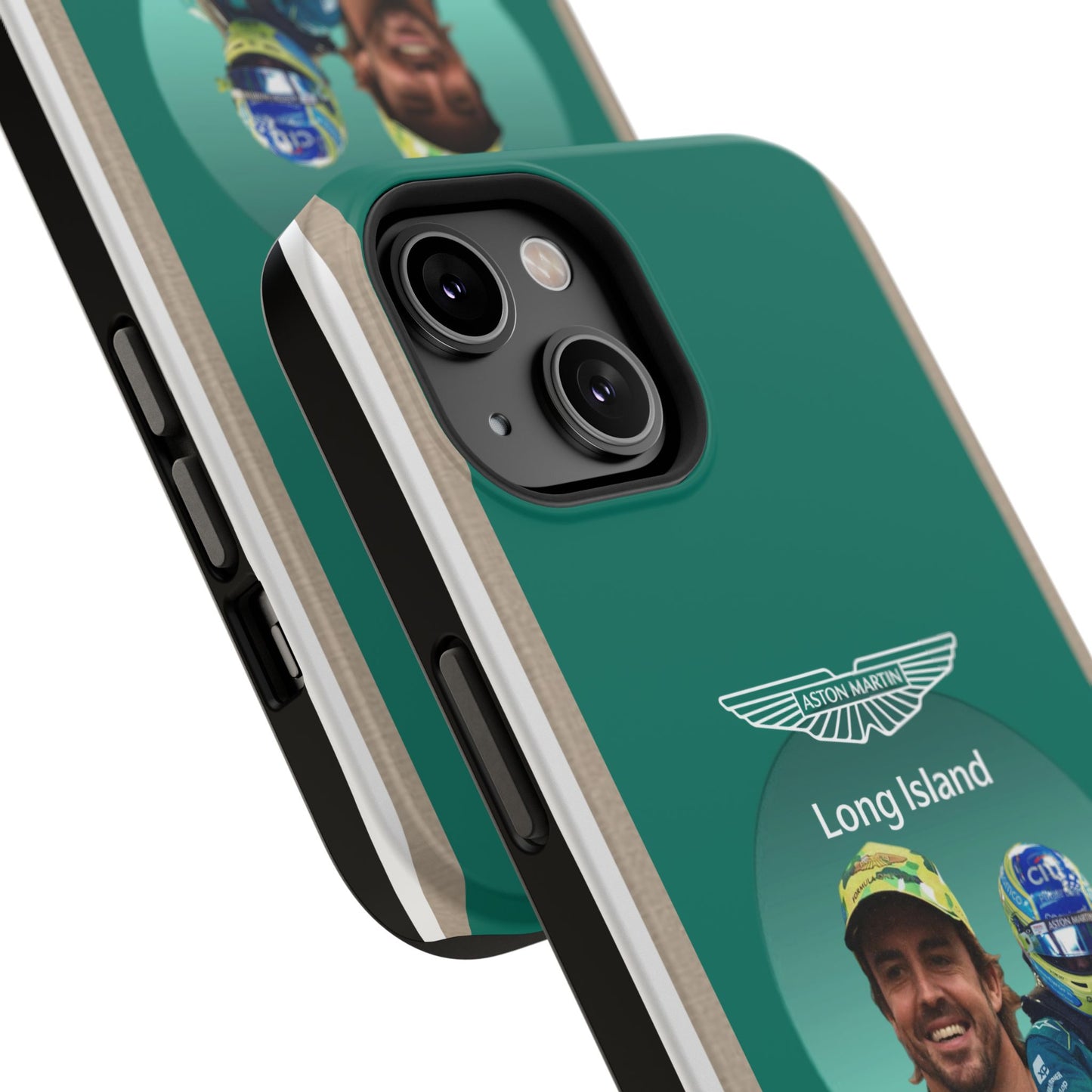 Aston Martin Long Island F1 inspired Fernando Alonso Impact-Resistant Phone Case - Sleek & Stylish