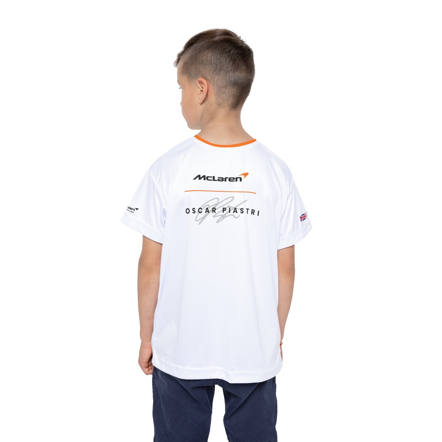 Kids Sports Jersey - Oscar Piastri Formula 1 inspired Design for Young Speed Enthusiasts