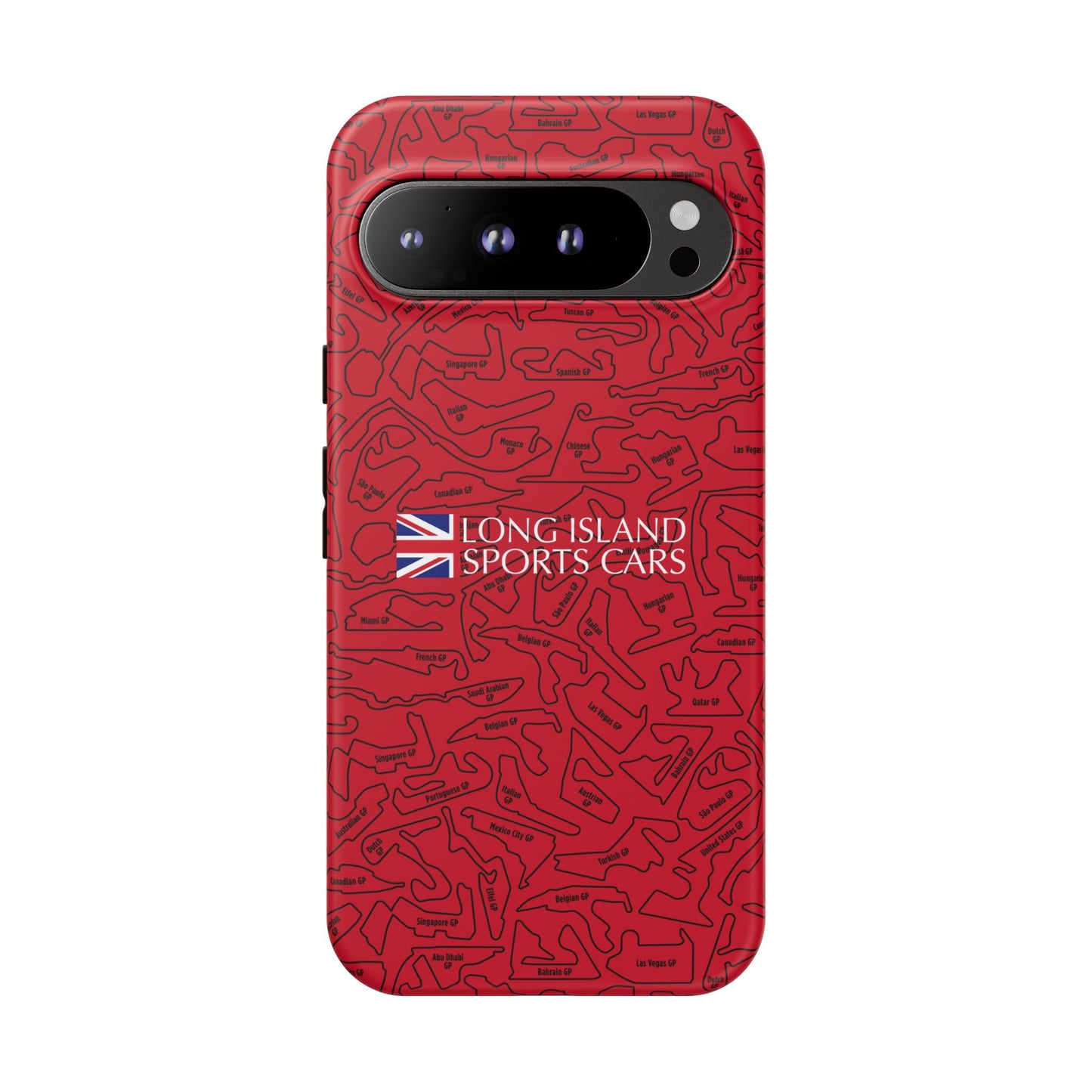 Long Island Sports Cars F1 race Track Inspired Impact-Resistant Phone Case