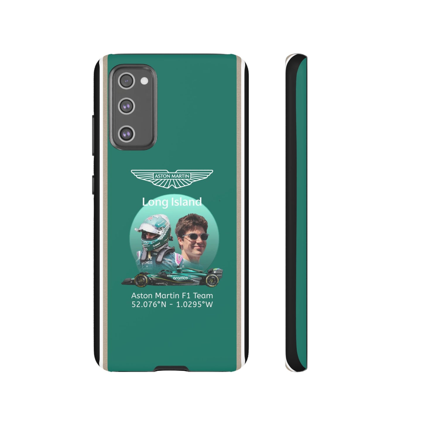 Aston Martin Long Island F1 inspired Lance Stroll Impact-Resistant Phone Case - Sleek & Stylish