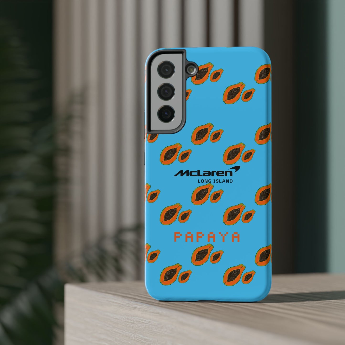 McLaren Long Island Papaya Impact-Resistant Phone Case - Sleek & Stylish