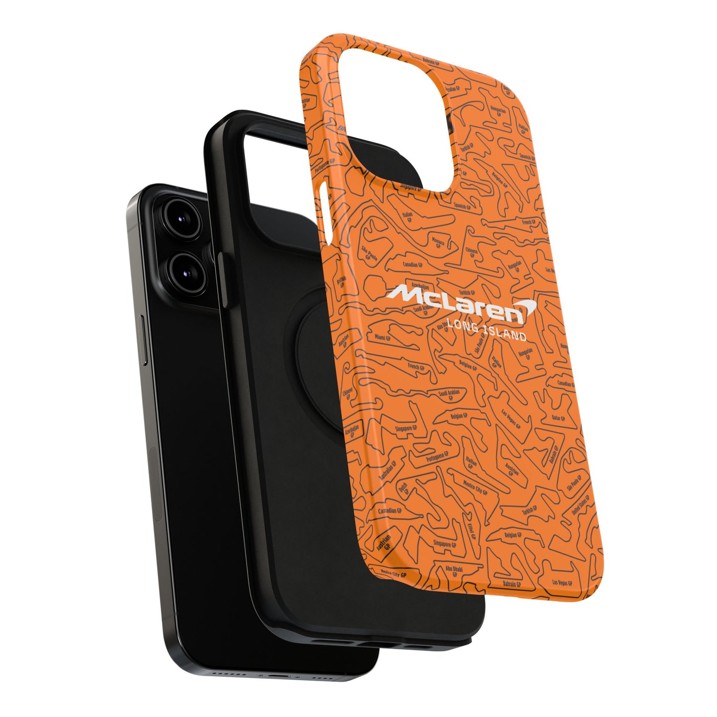 McLaren Long Island F1 race Track Inspired Impact-Resistant Phone Case