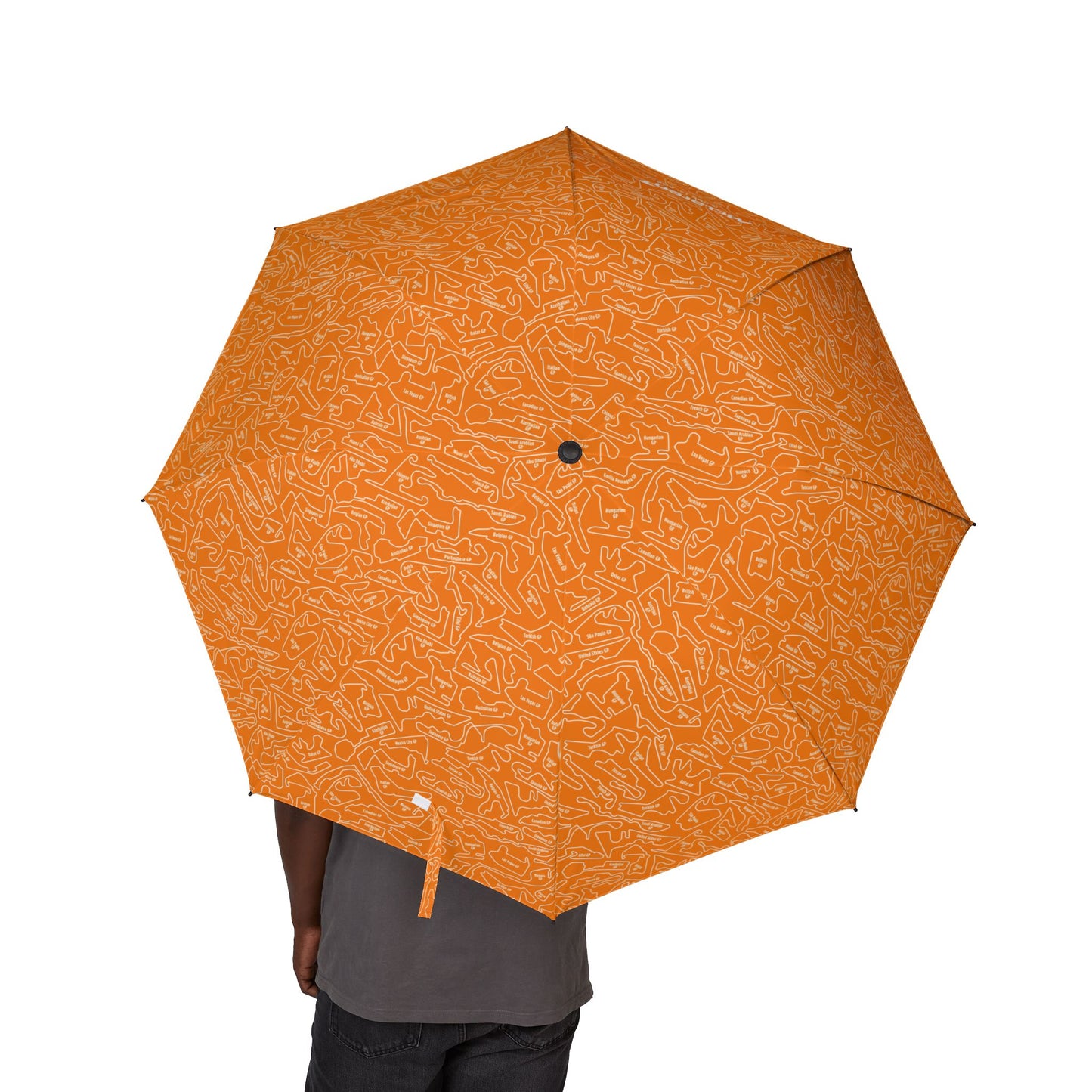 McLaren Long Island Compact Foldable Semi‑Automatic Travel Umbrella
