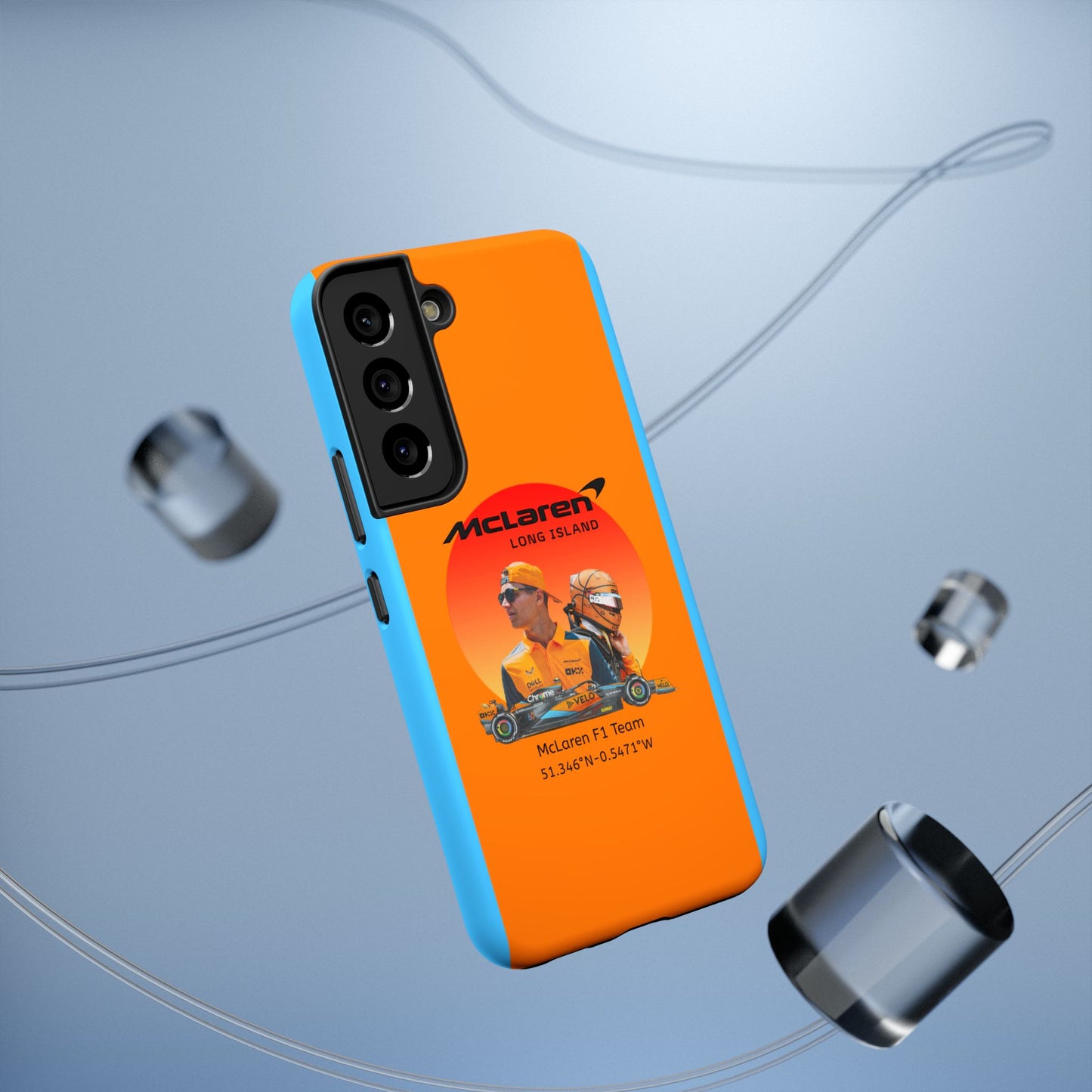 McLaren Long Island McLaren F1 inspired Lando Norris Impact-Resistant Phone Case - Sleek & Stylish