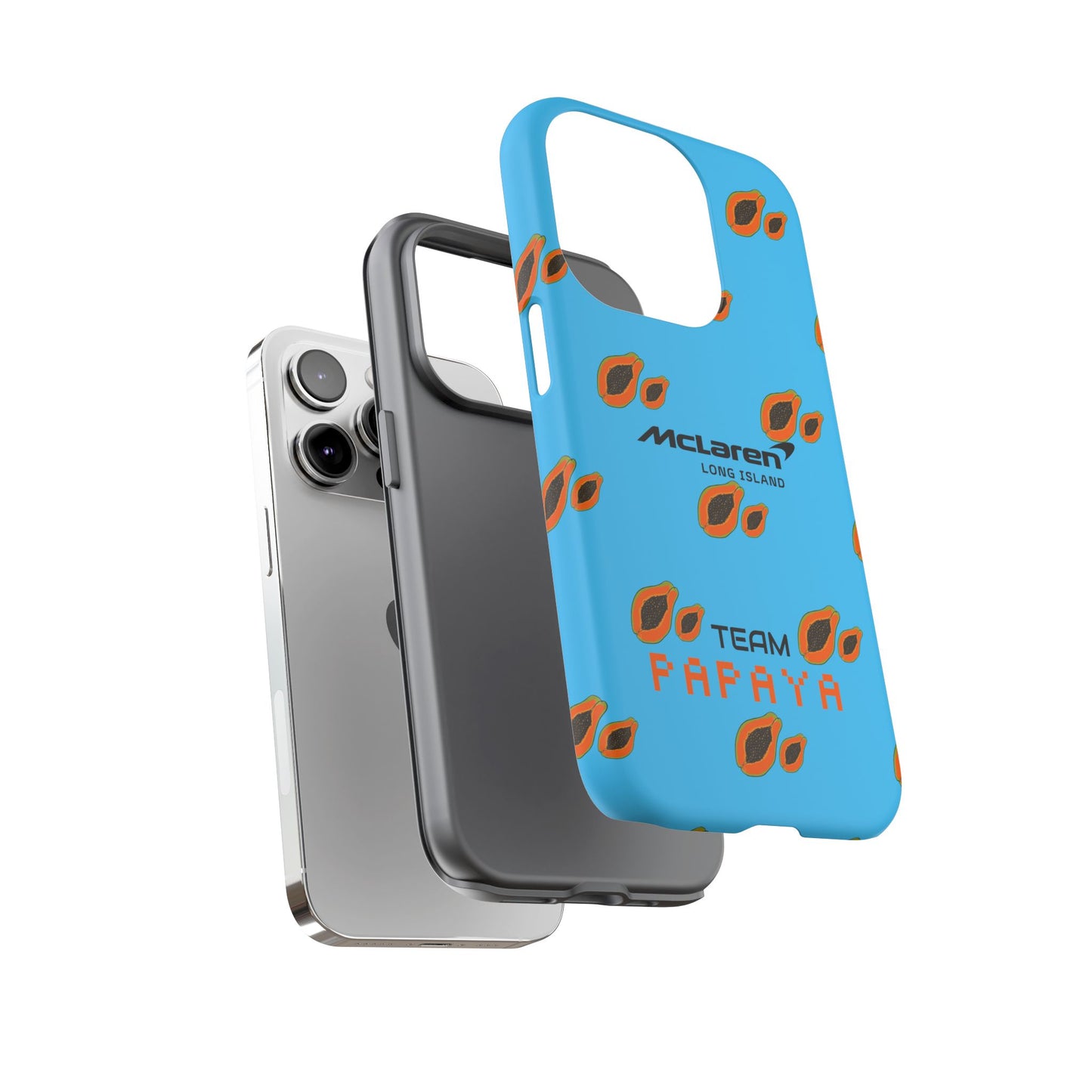 McLaren Long Island Team Papaya Impact-Resistant Phone Case - Sleek & Stylish