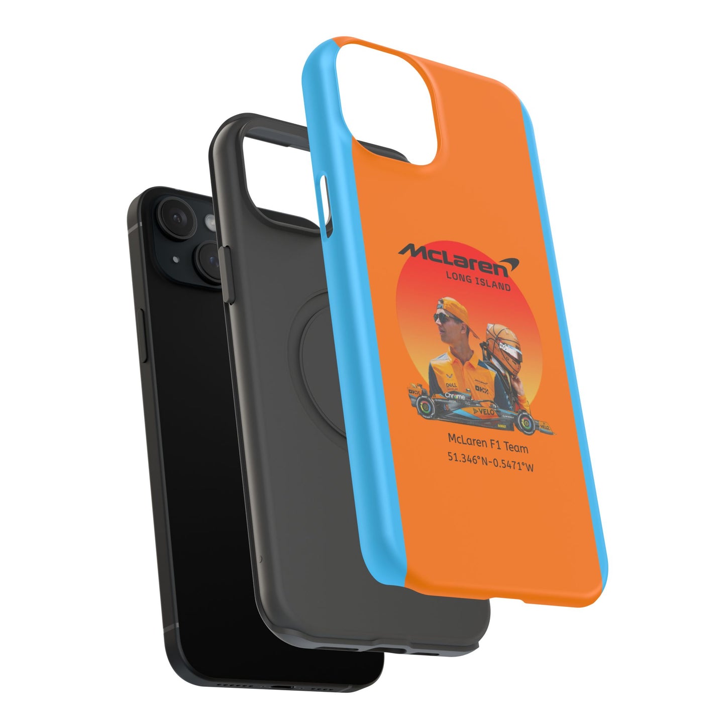 McLaren Long Island McLaren F1 inspired Lando Norris Impact-Resistant Phone Case - Sleek & Stylish