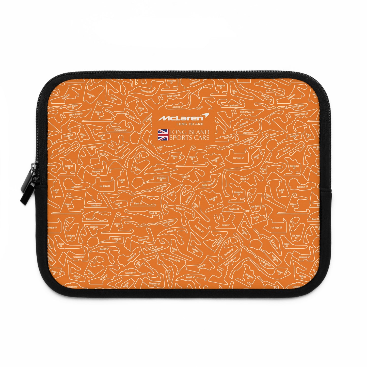 Long Island Sports Cars |McLaren Long Island | F1 Racetrack Laptop Sleeve