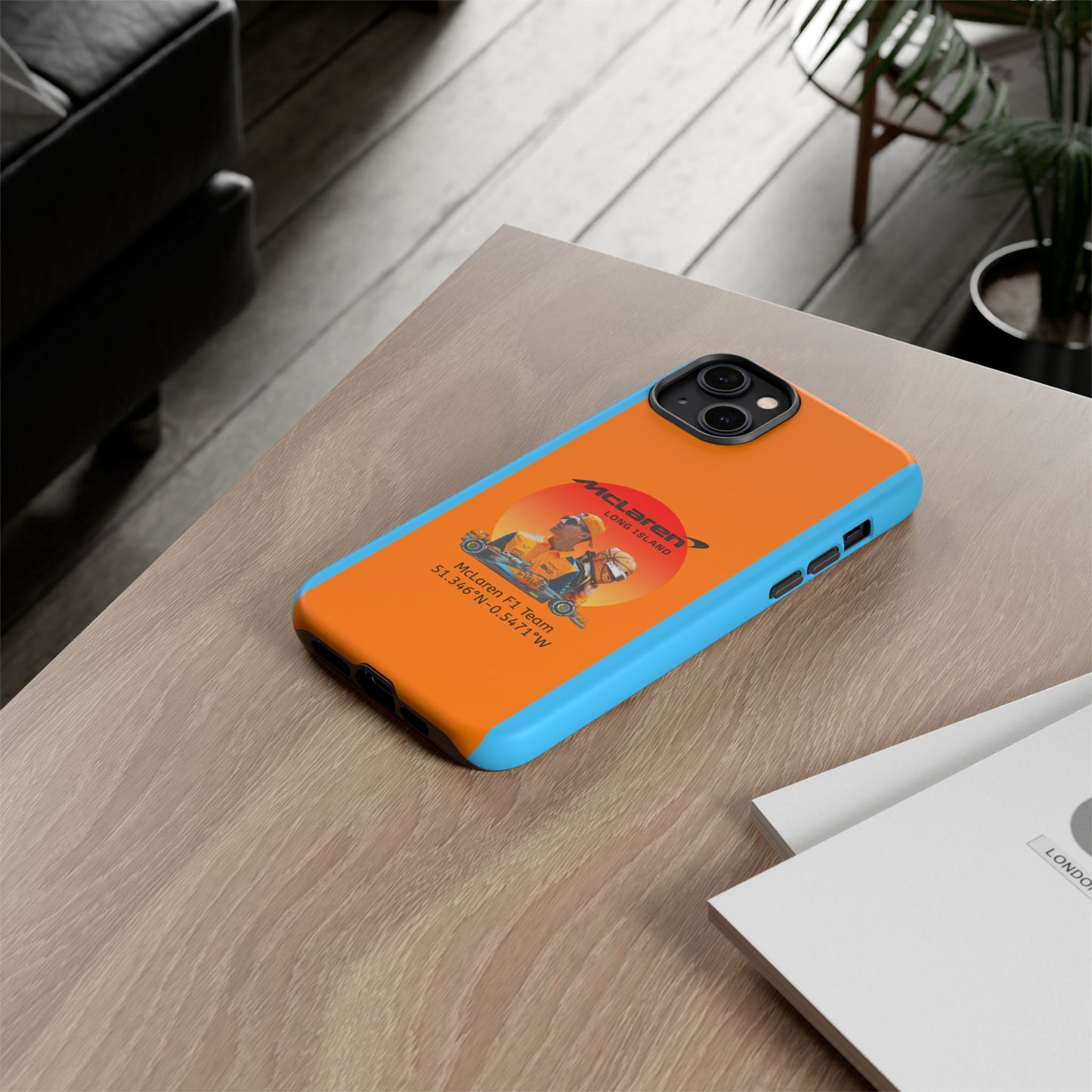 McLaren Long Island McLaren F1 inspired Lando Norris Impact-Resistant Phone Case - Sleek & Stylish