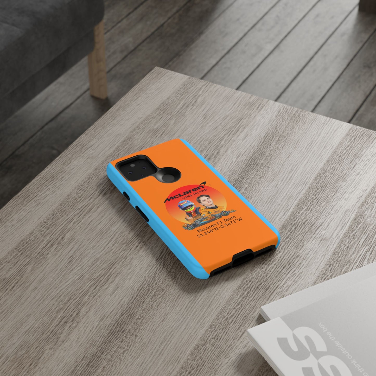 McLaren Long Island McLaren F1 inspired Oscar Piastri Impact-Resistant Phone Case - Sleek & Stylish