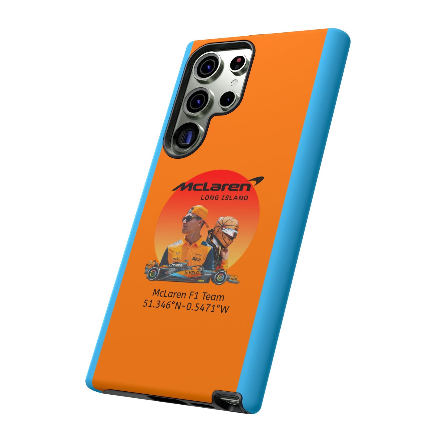 McLaren Long Island McLaren F1 inspired Lando Norris Impact-Resistant Phone Case - Sleek & Stylish