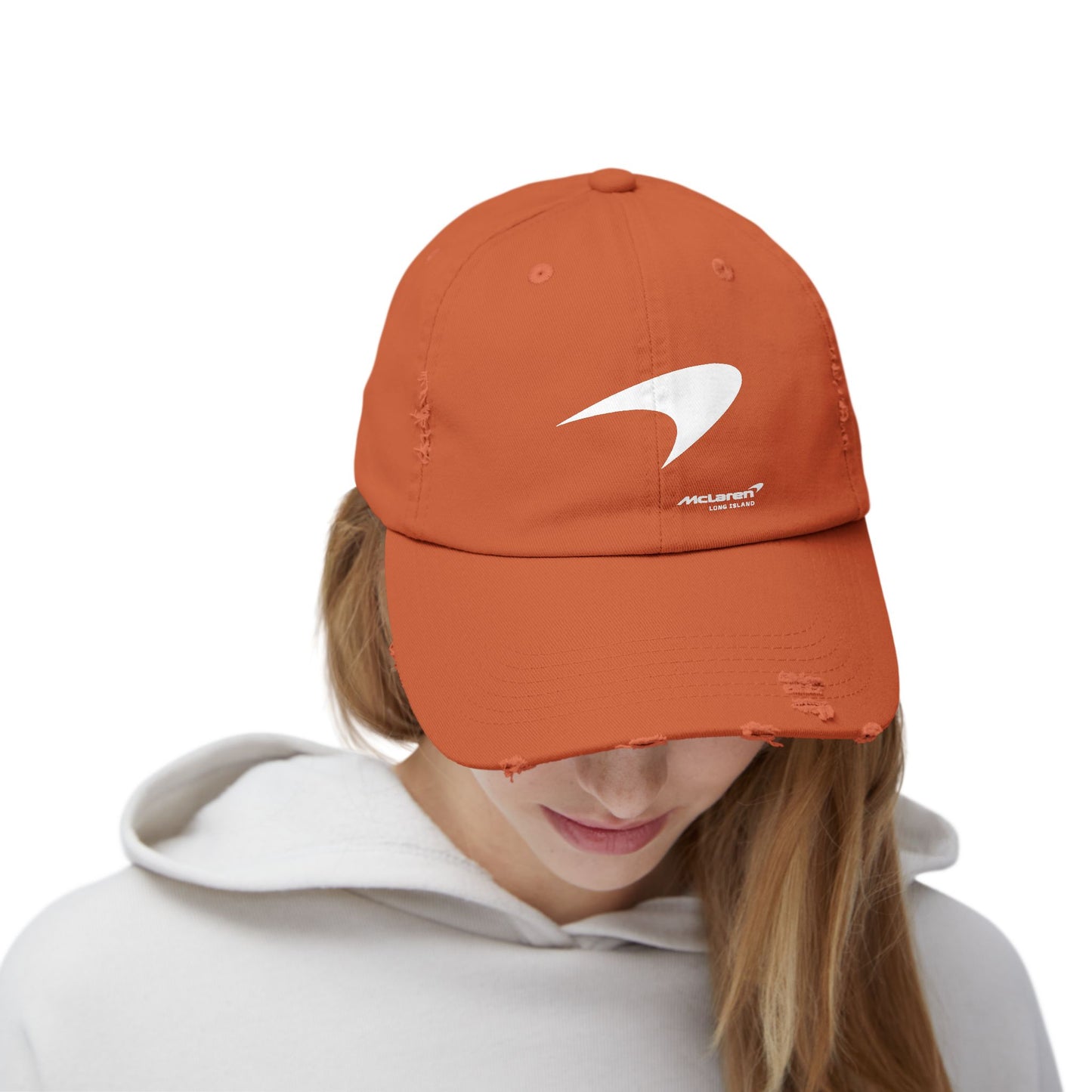 McLaren Long Island / Speedmark Unisex Distressed Cap / O/W